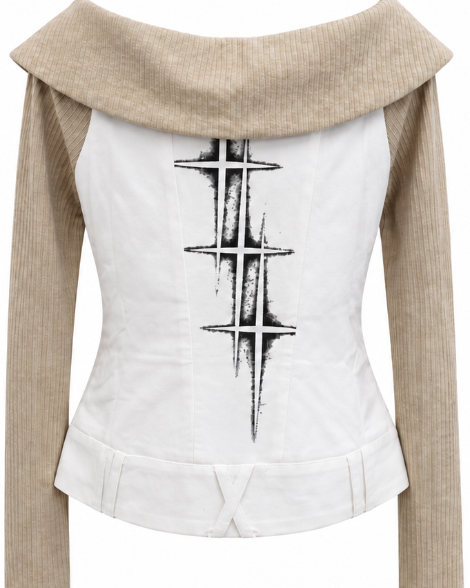 Corset Button Top A514