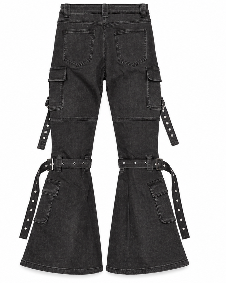 Utility Flare Pants A726