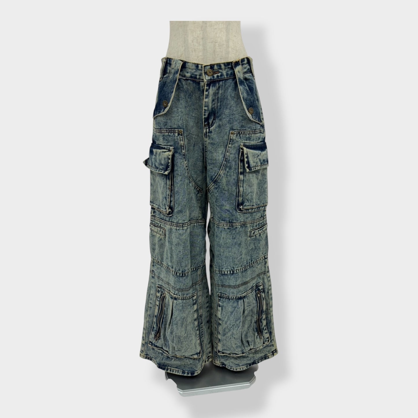 wash pocket denim A243
