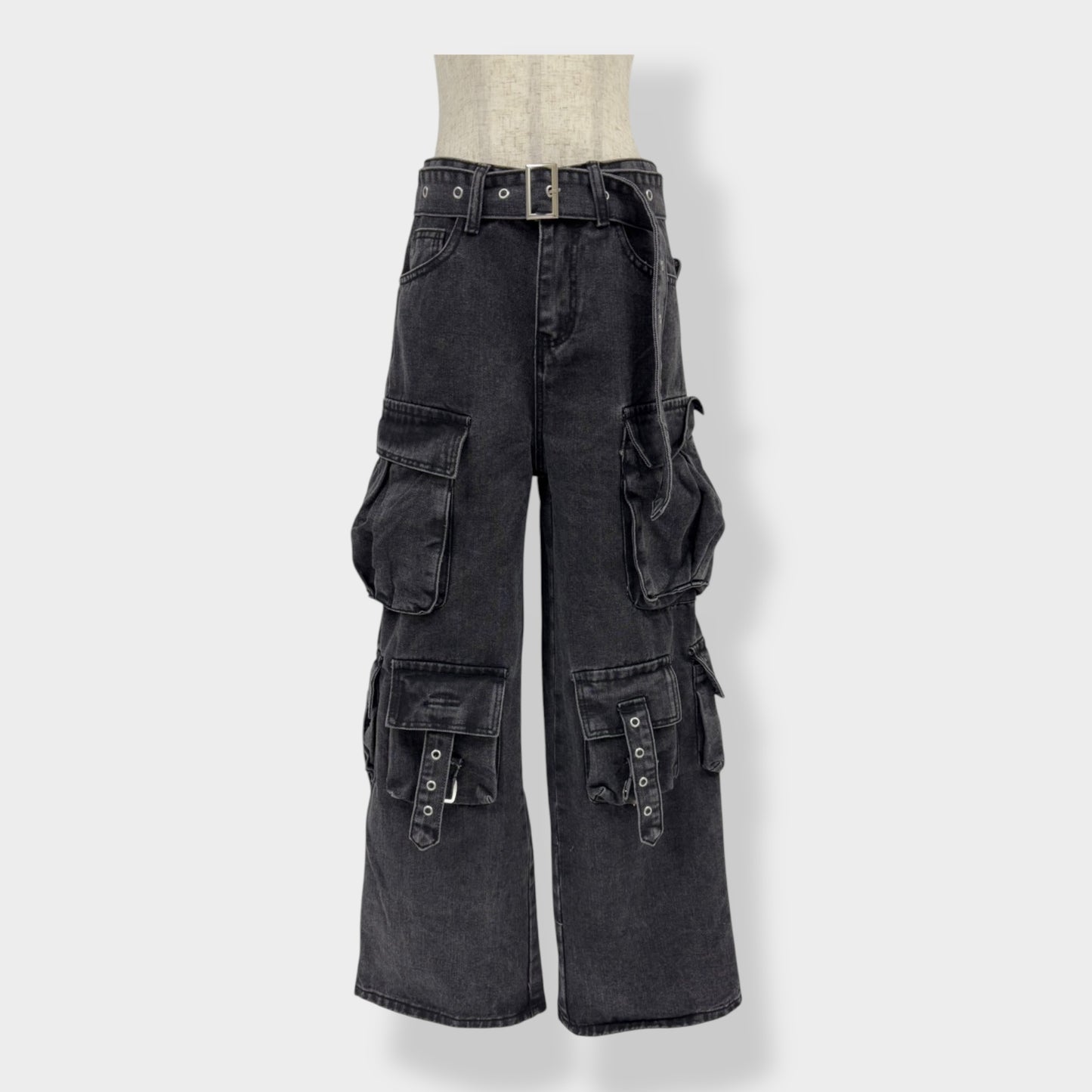 waist belt cargo denim A239