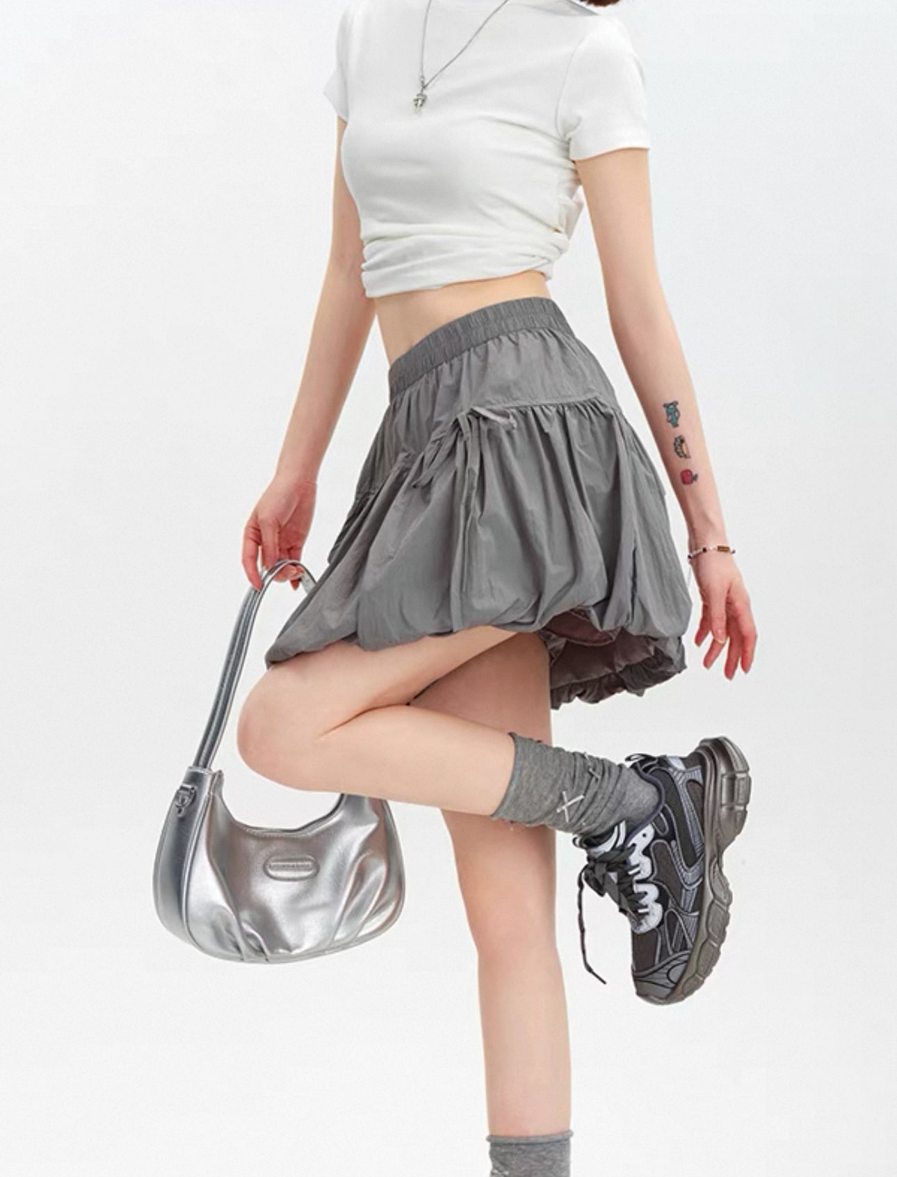 balloon ribbon skirt A45