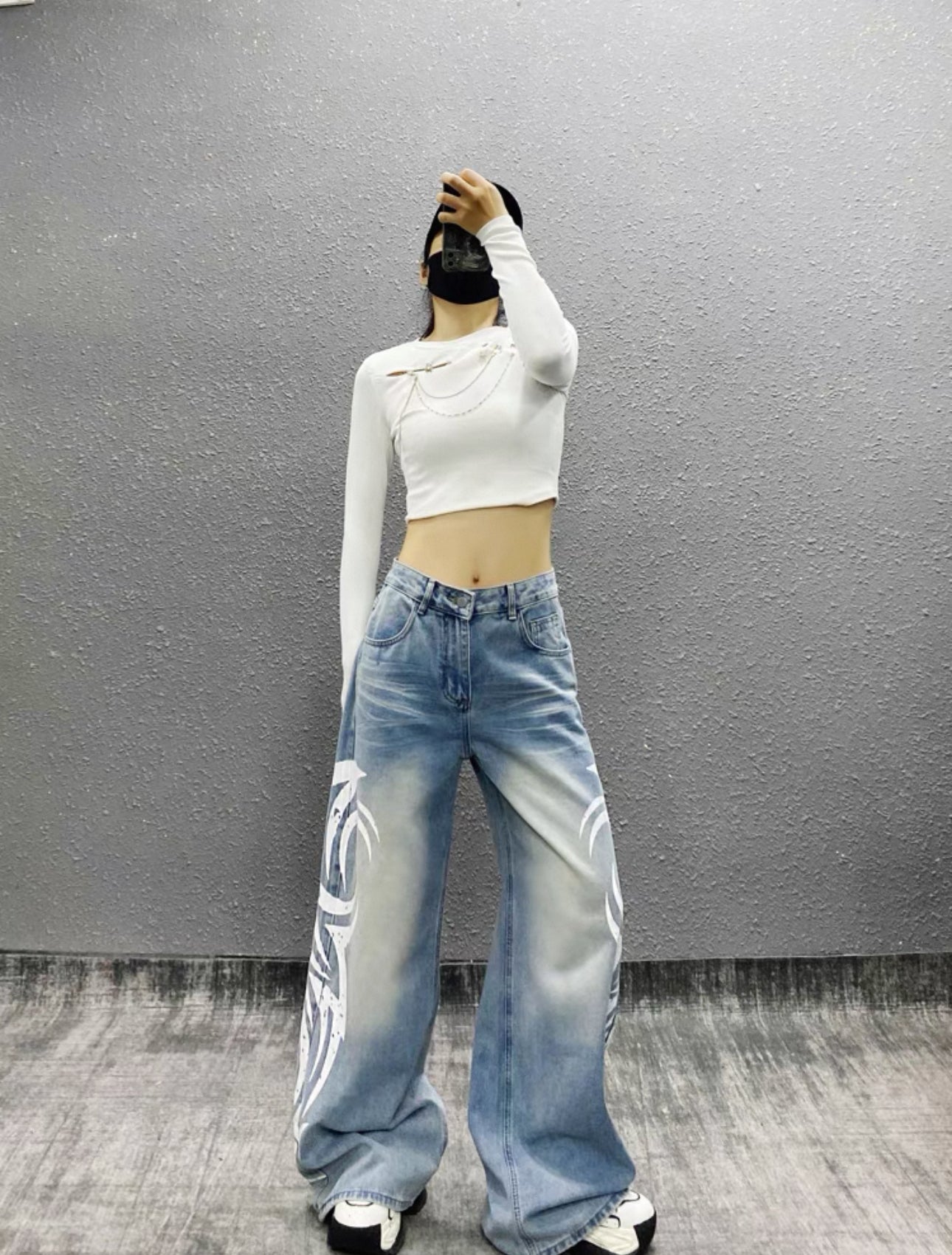 side graph denim A13