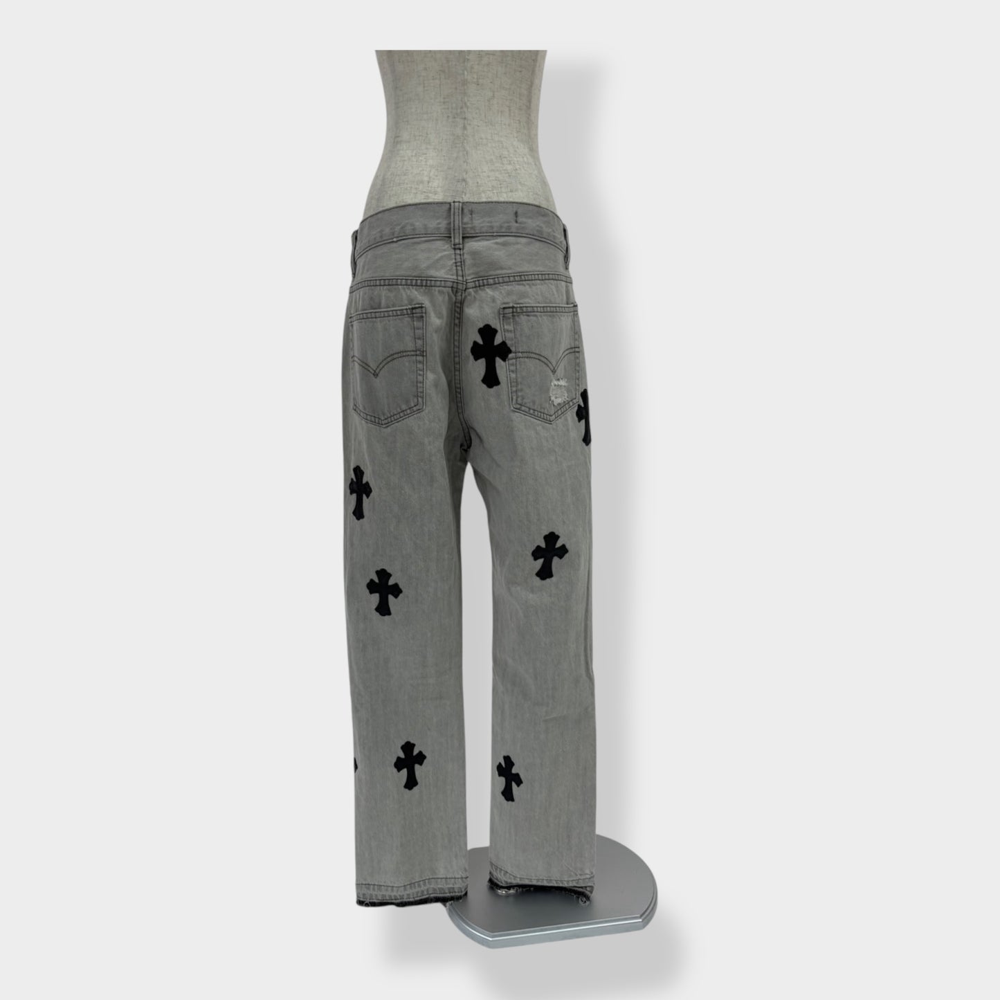 cross patch denim A241