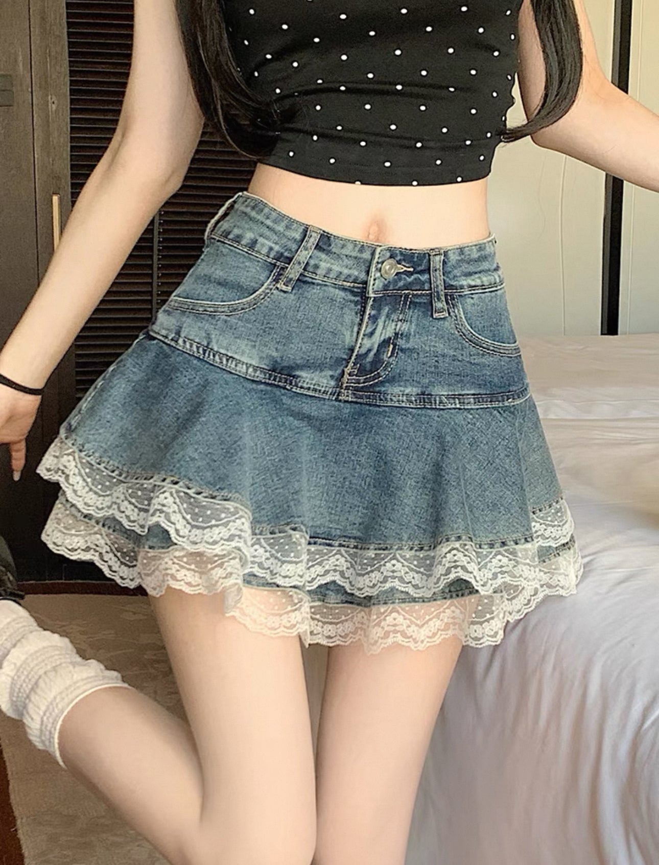 frill skirt A31