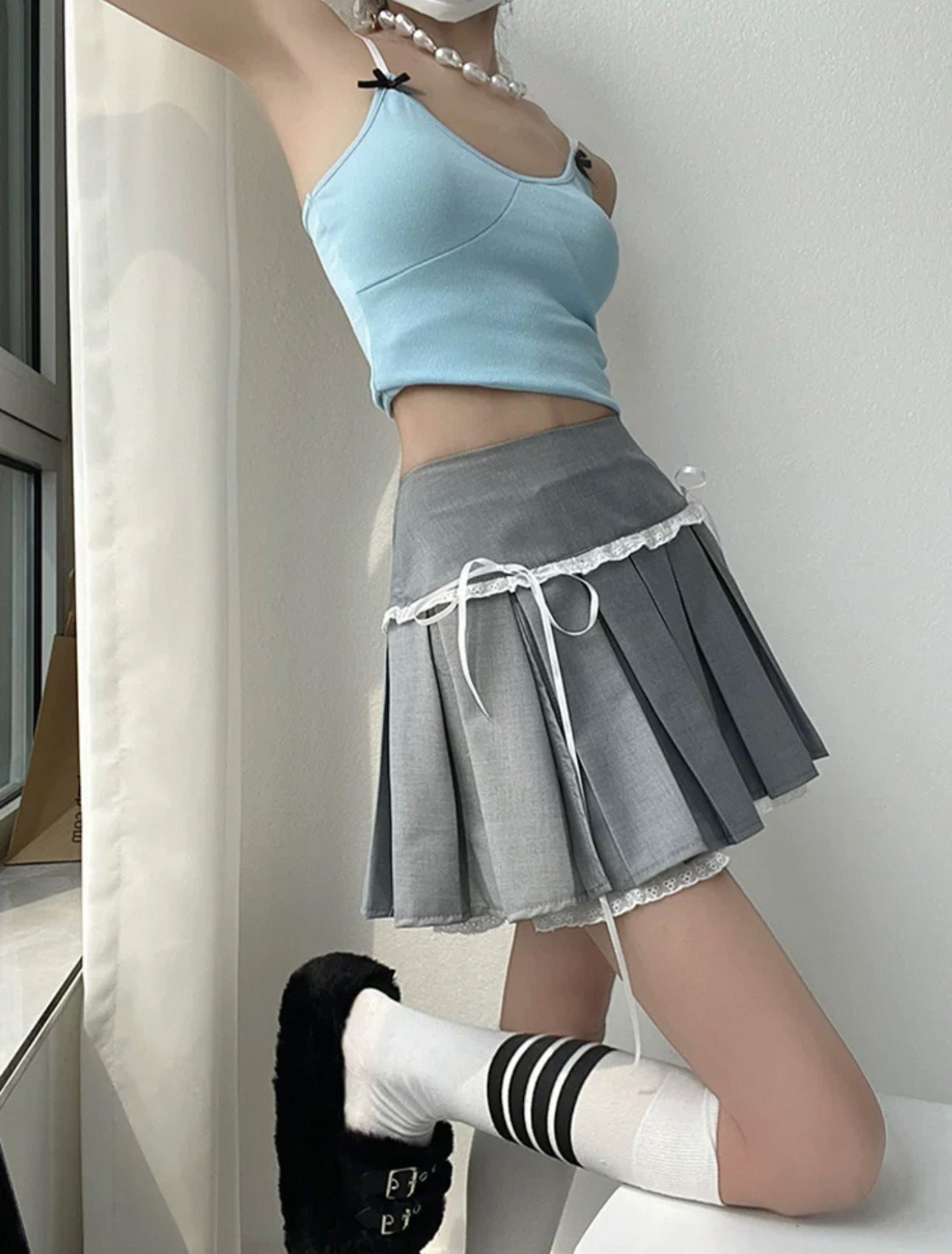 tight ribbon skirt A28