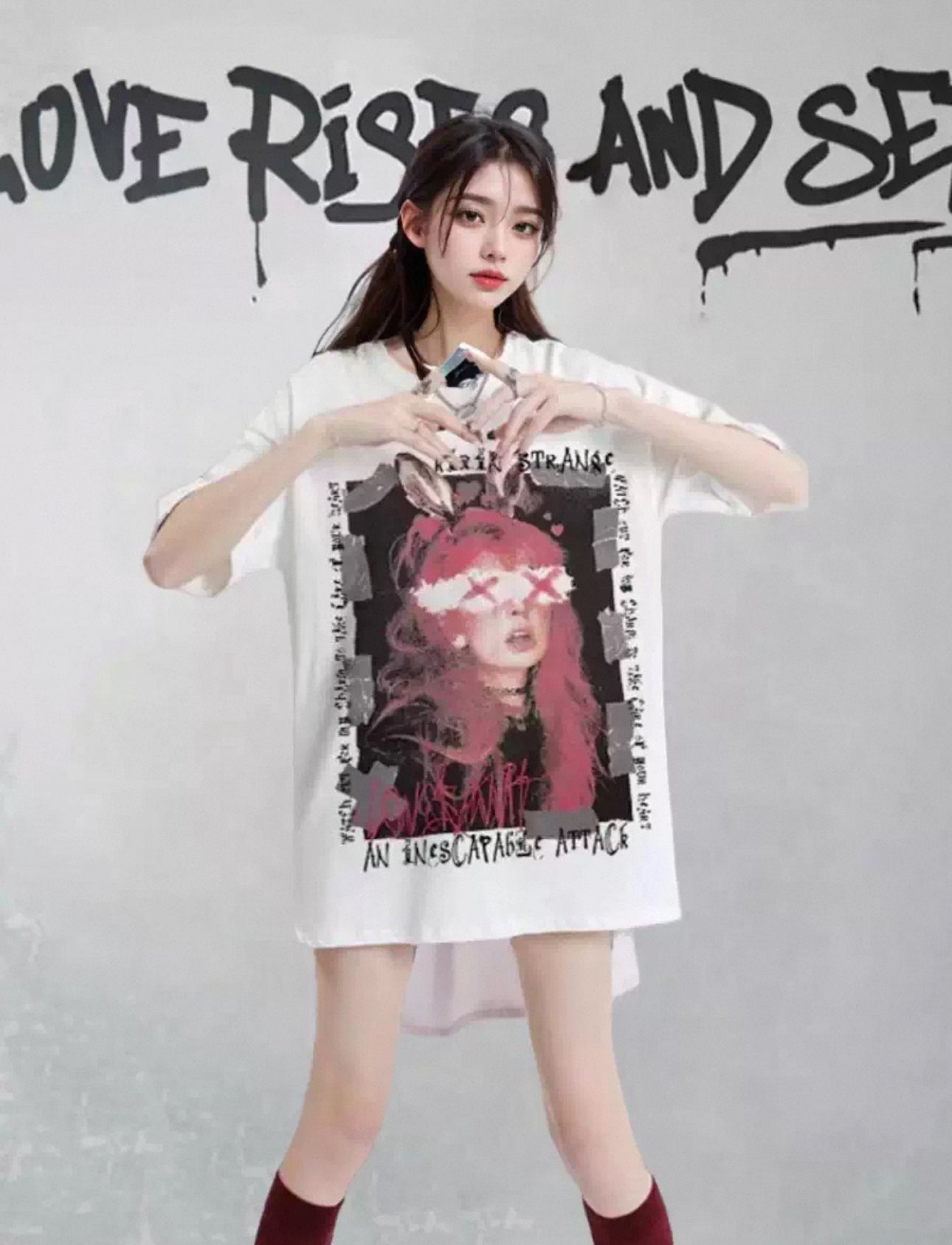bunny girl tee A123