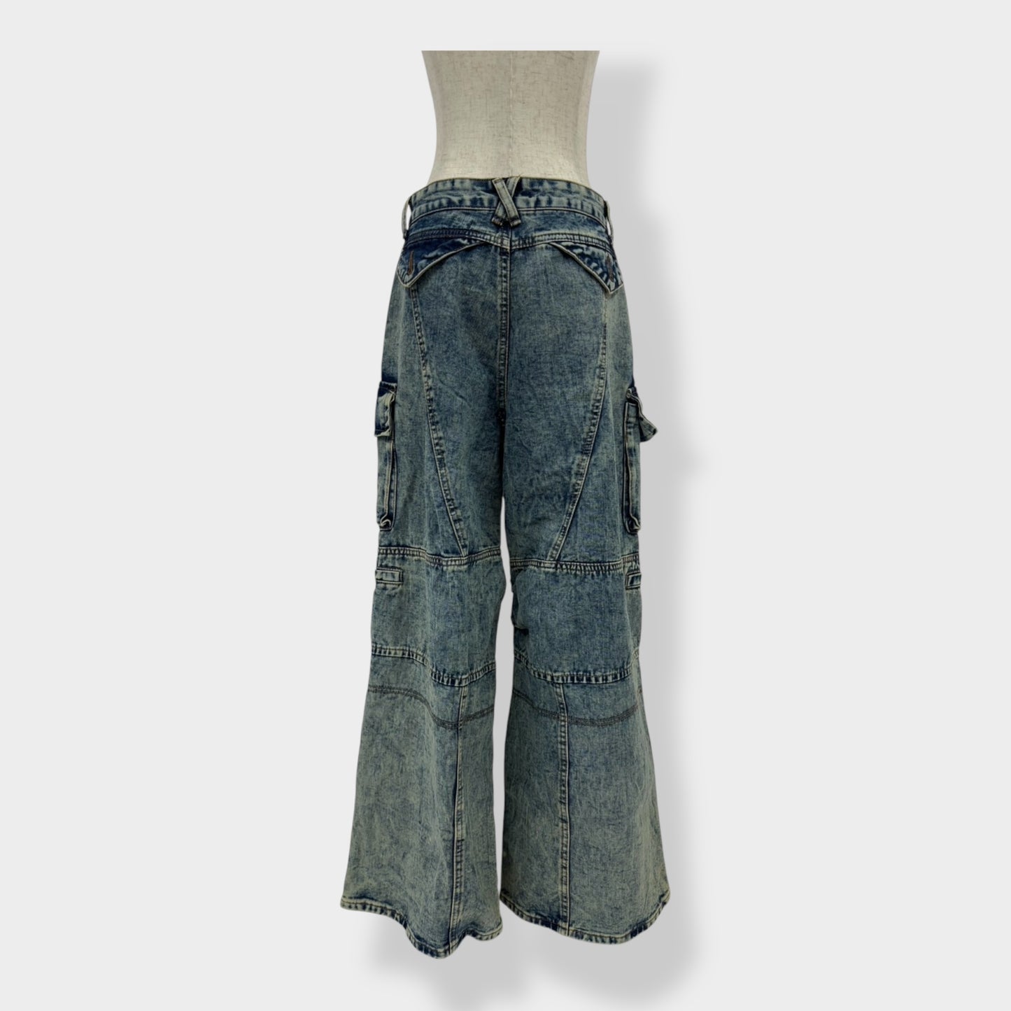 wash pocket denim A243