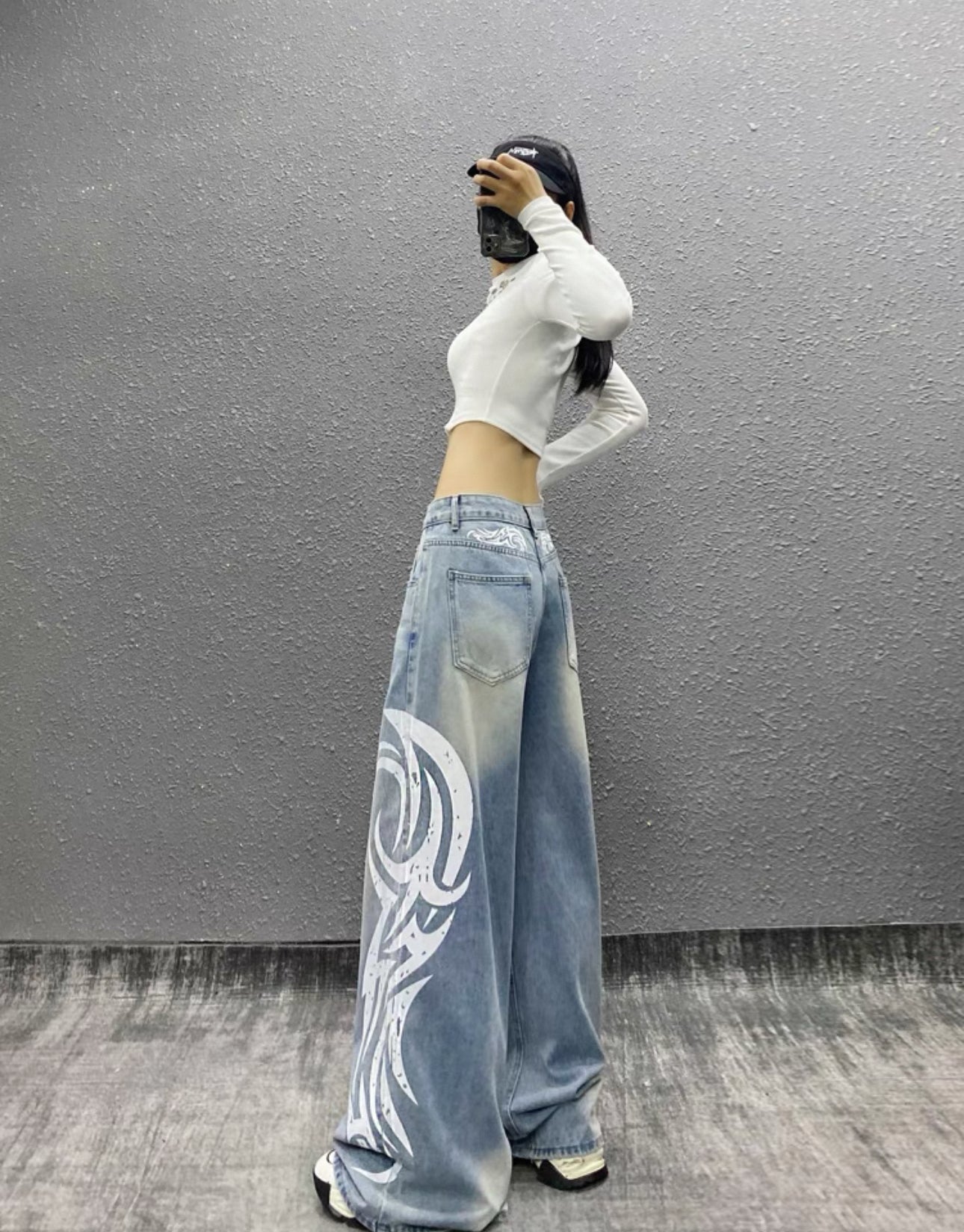 side graph denim A13