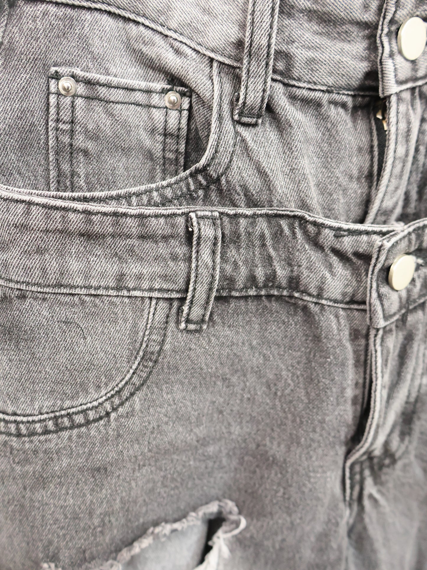 Fray Cargo Denim shorts A507