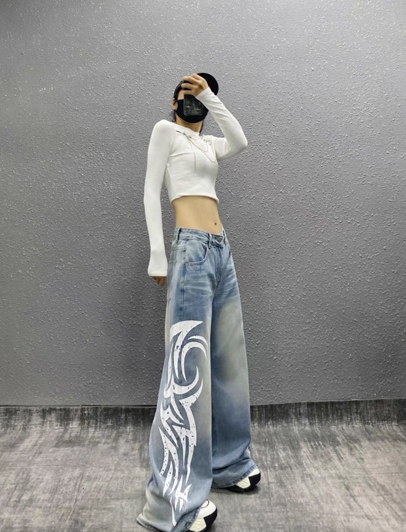 side graph denim A13