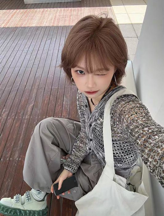 short mesh parker A60