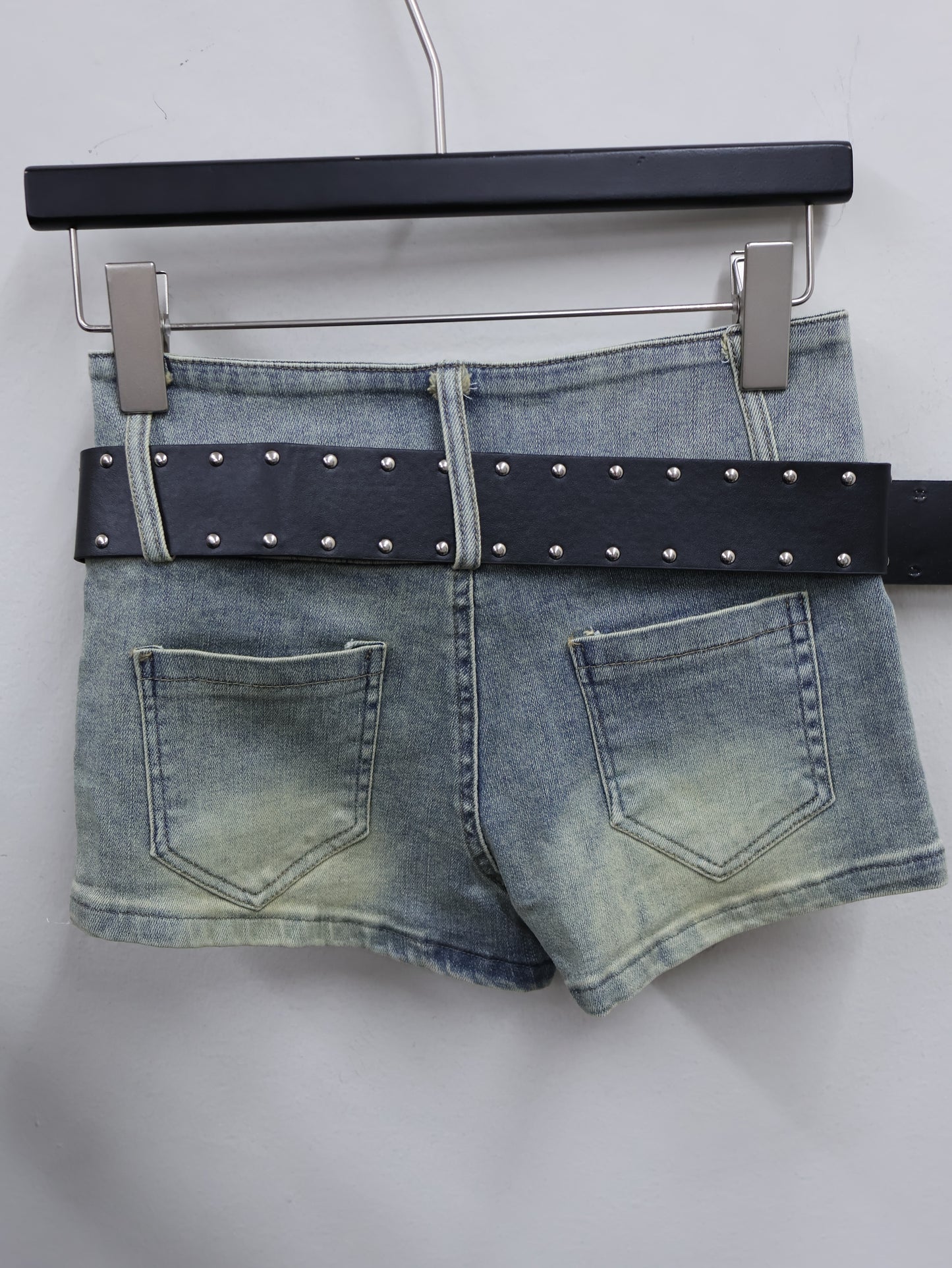 Stack Belt Mini Shorts A528