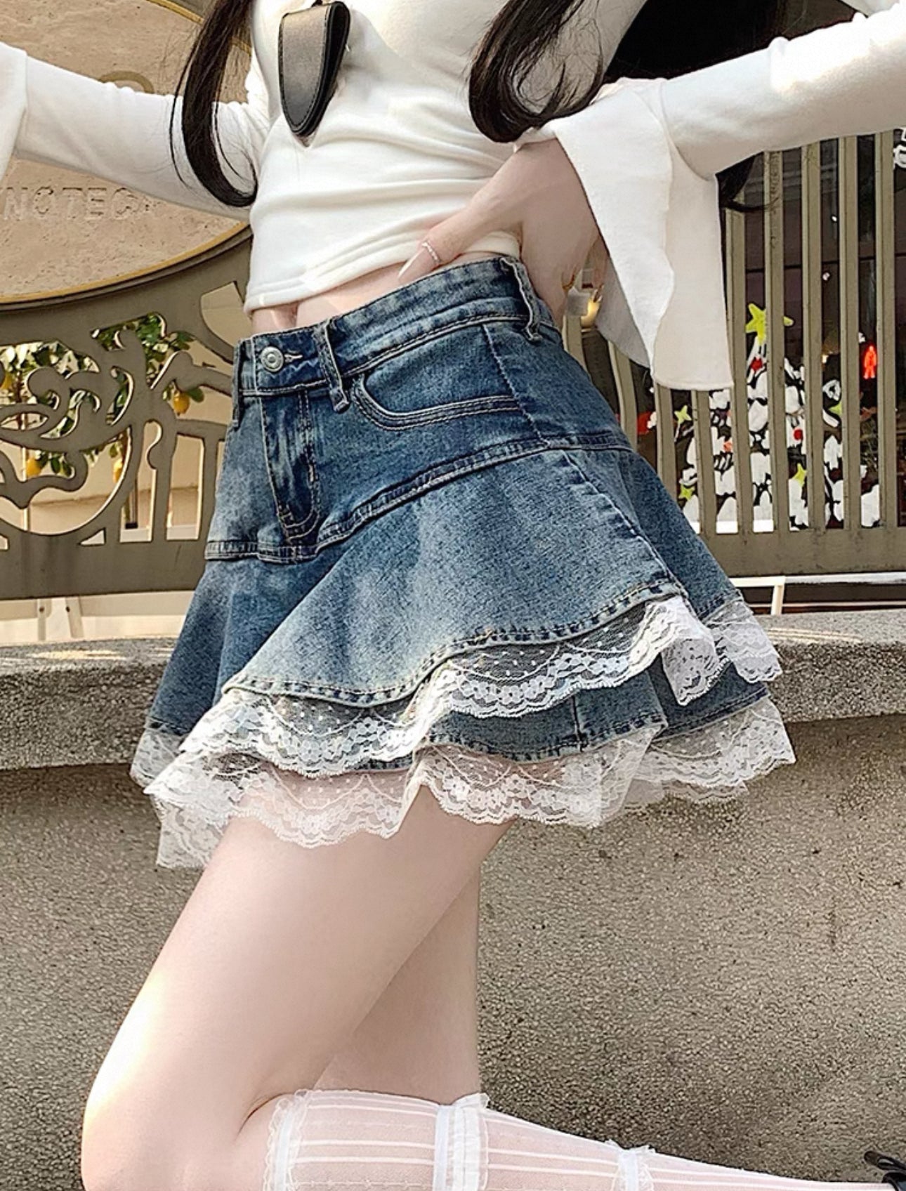 frill skirt A31