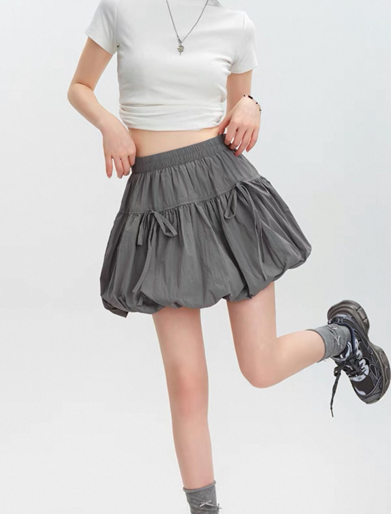 balloon ribbon skirt A45