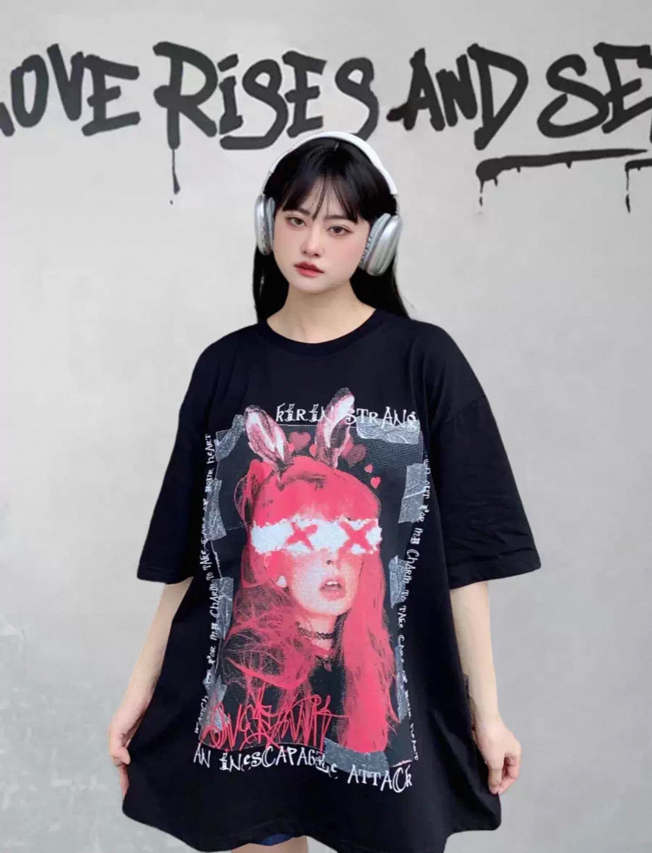 bunny girl tee A123