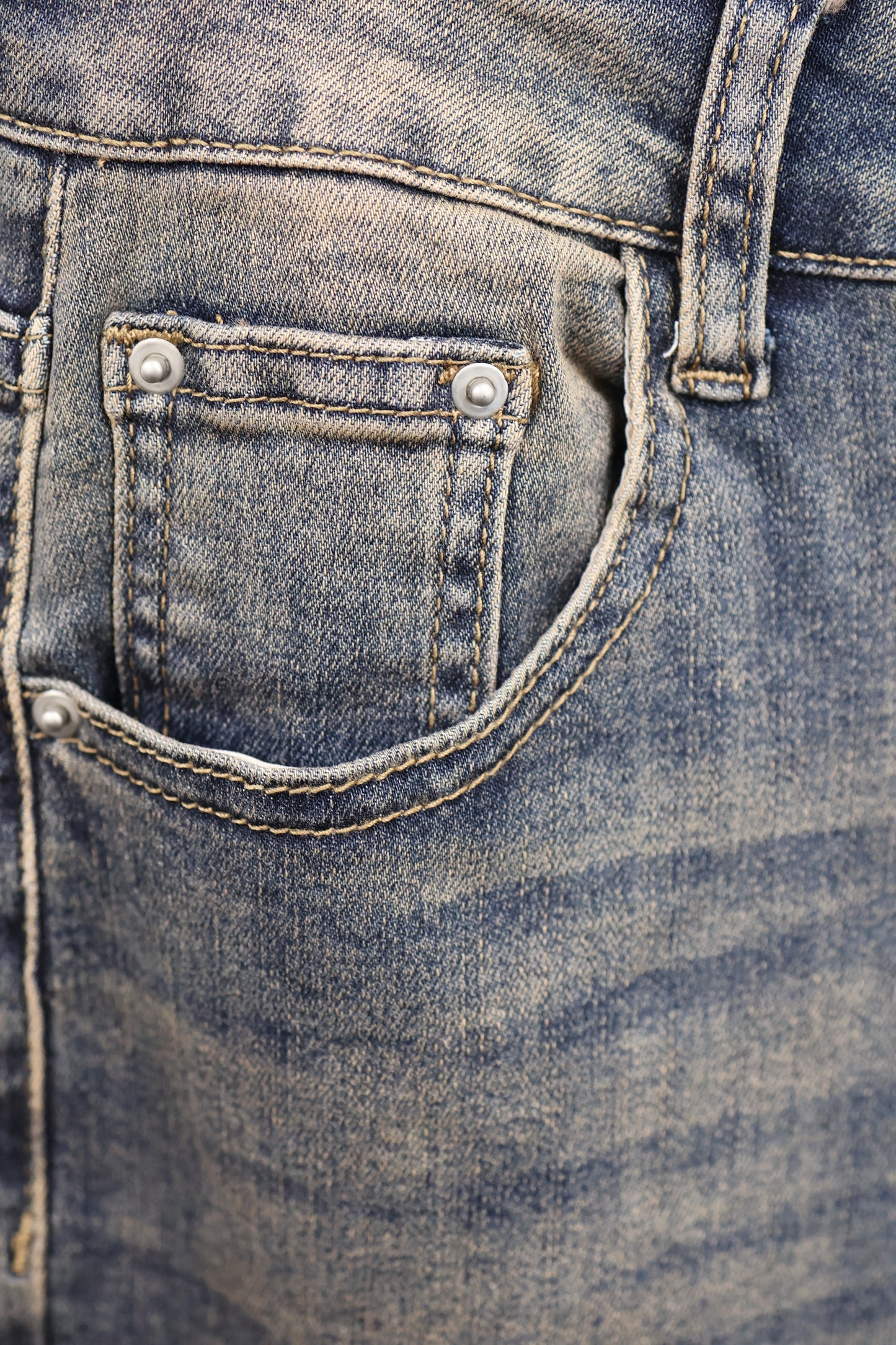 Step flare cargo denim A264