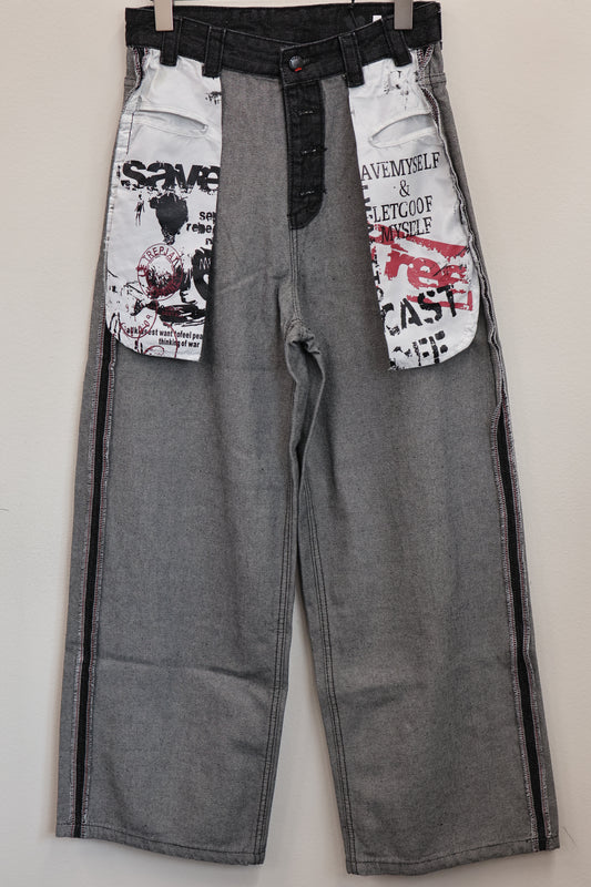 Graffiti Patch Pants A271
