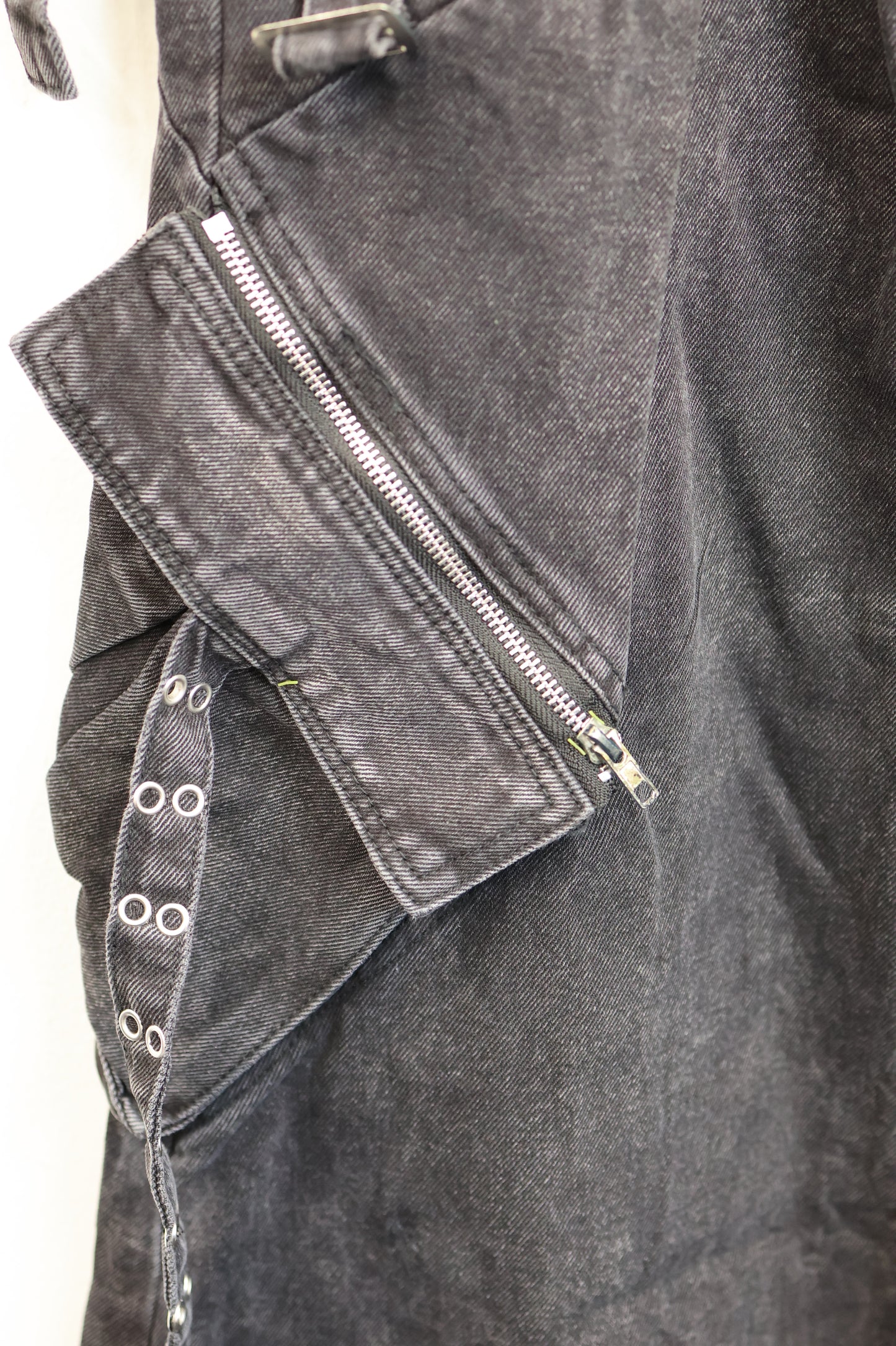 zip pocket cargo denim A3
