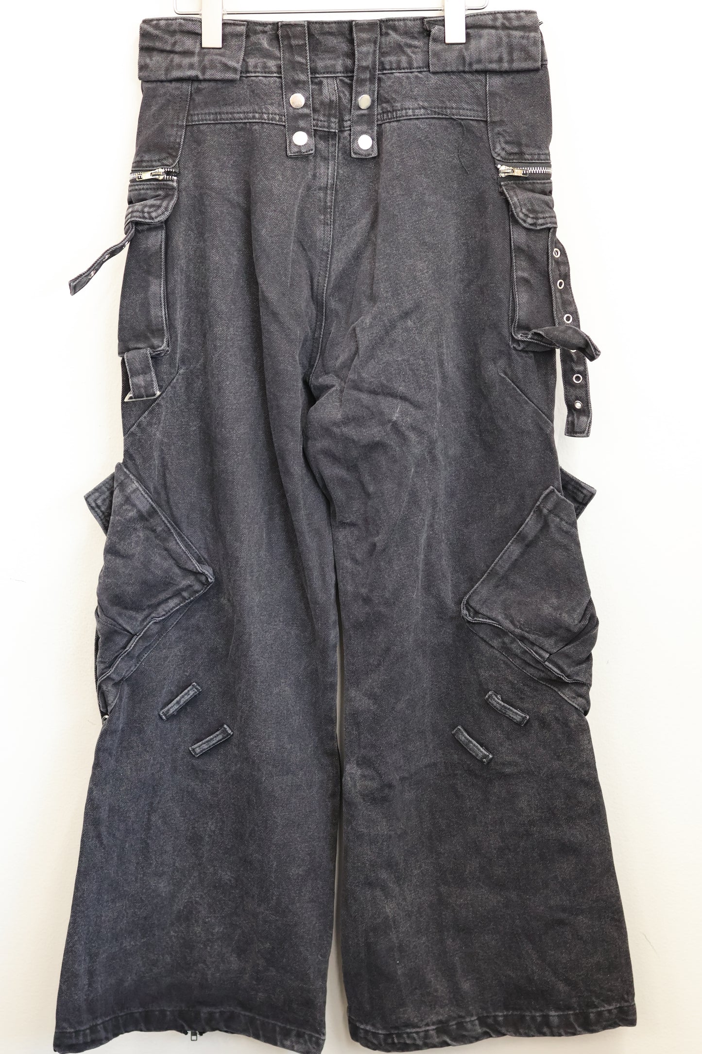 zip pocket cargo denim A3