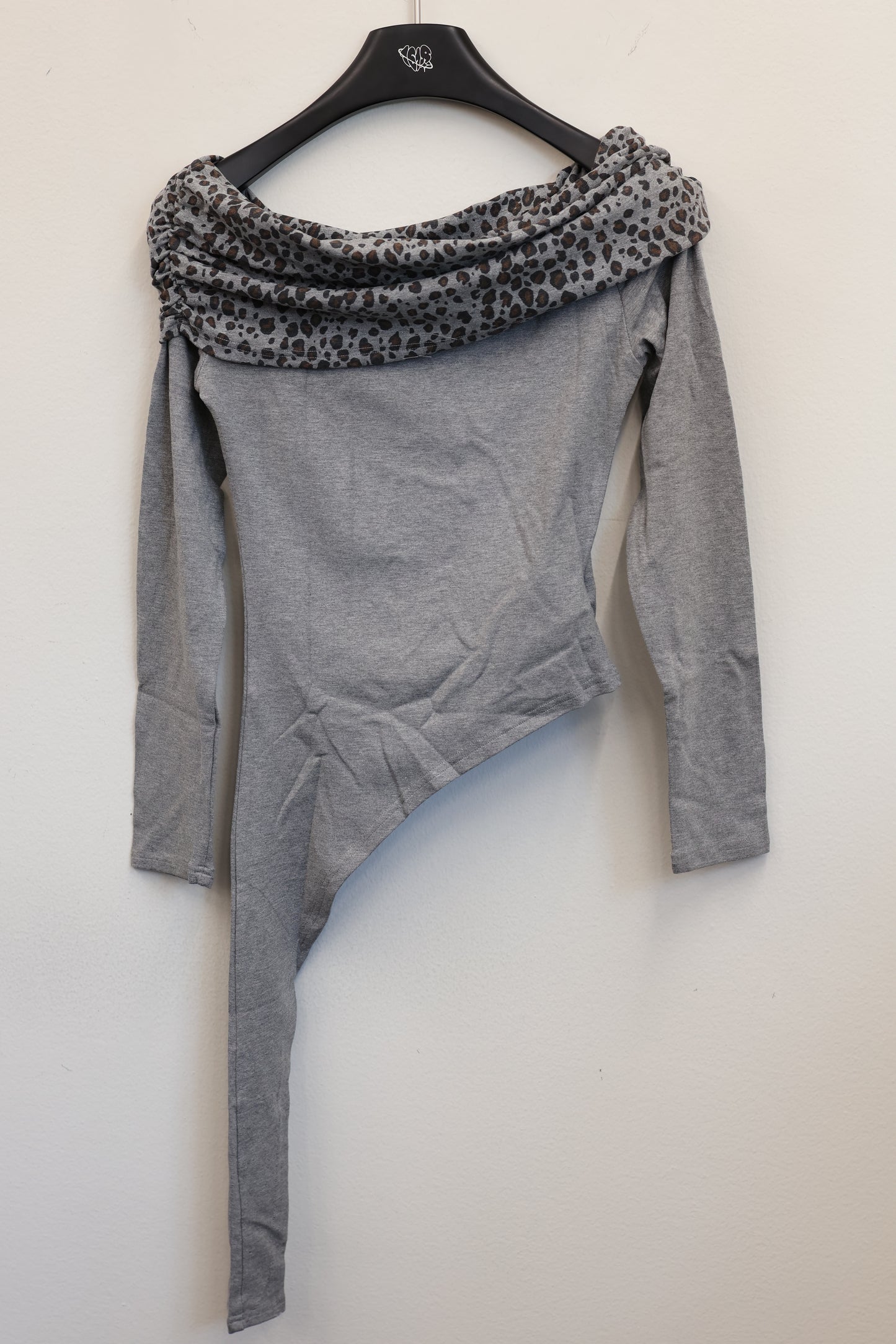 Leopard Fold Top A282