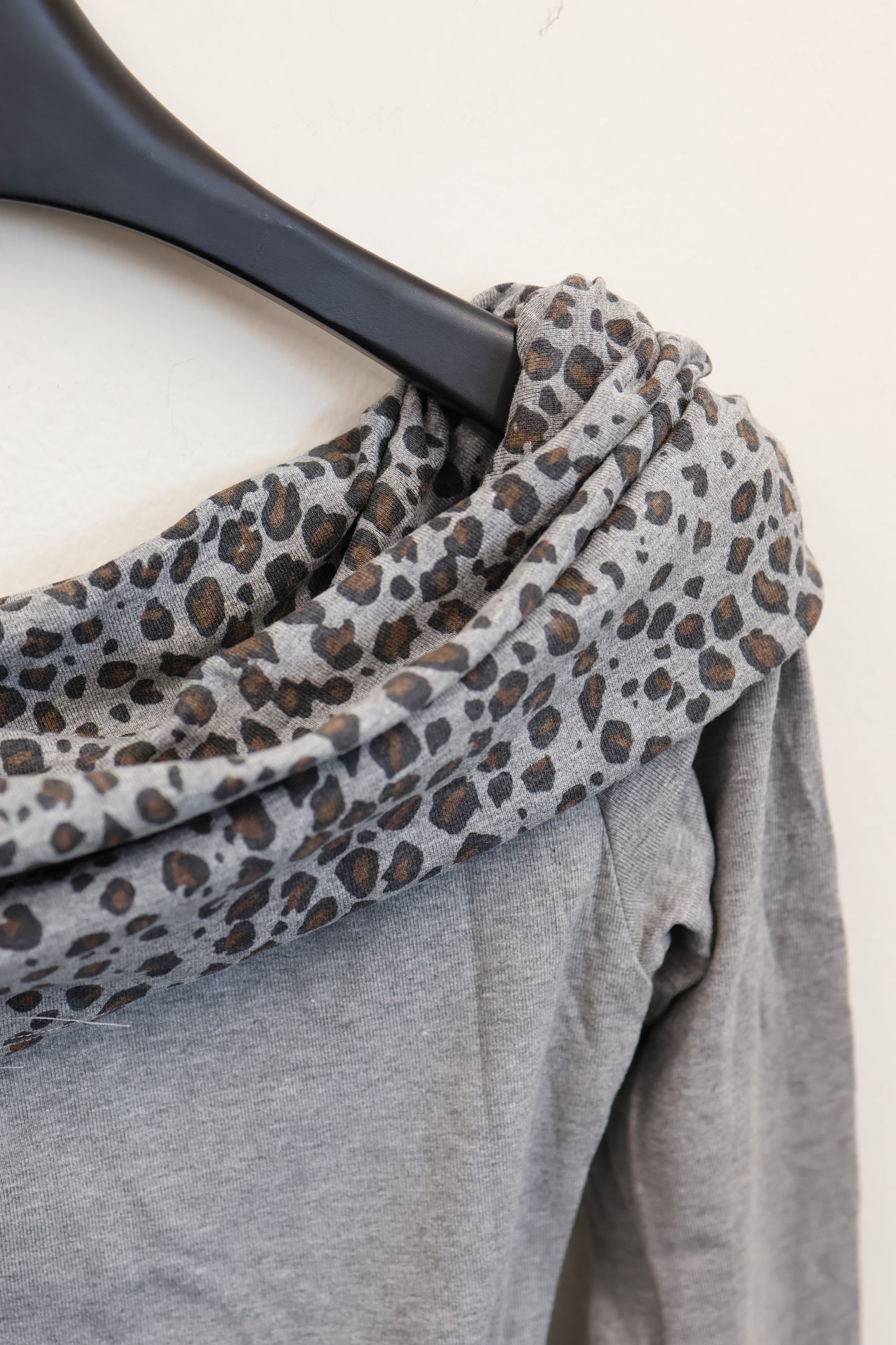 Leopard Fold Top A282