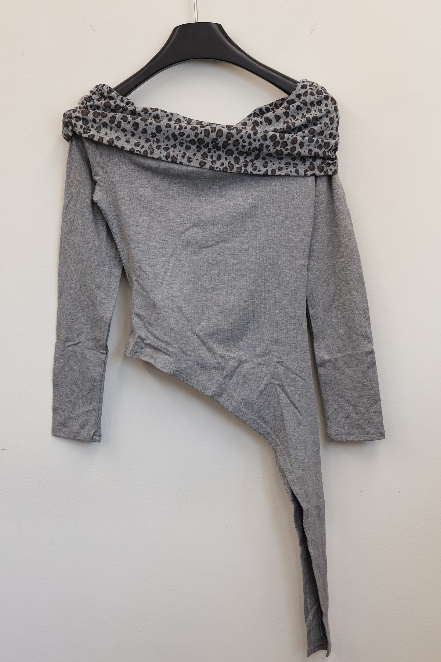 Leopard Fold Top A282