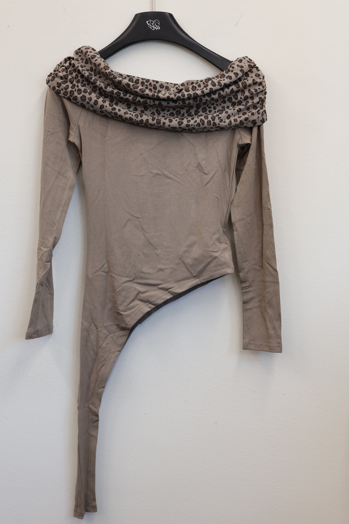 Leopard Fold Top A282