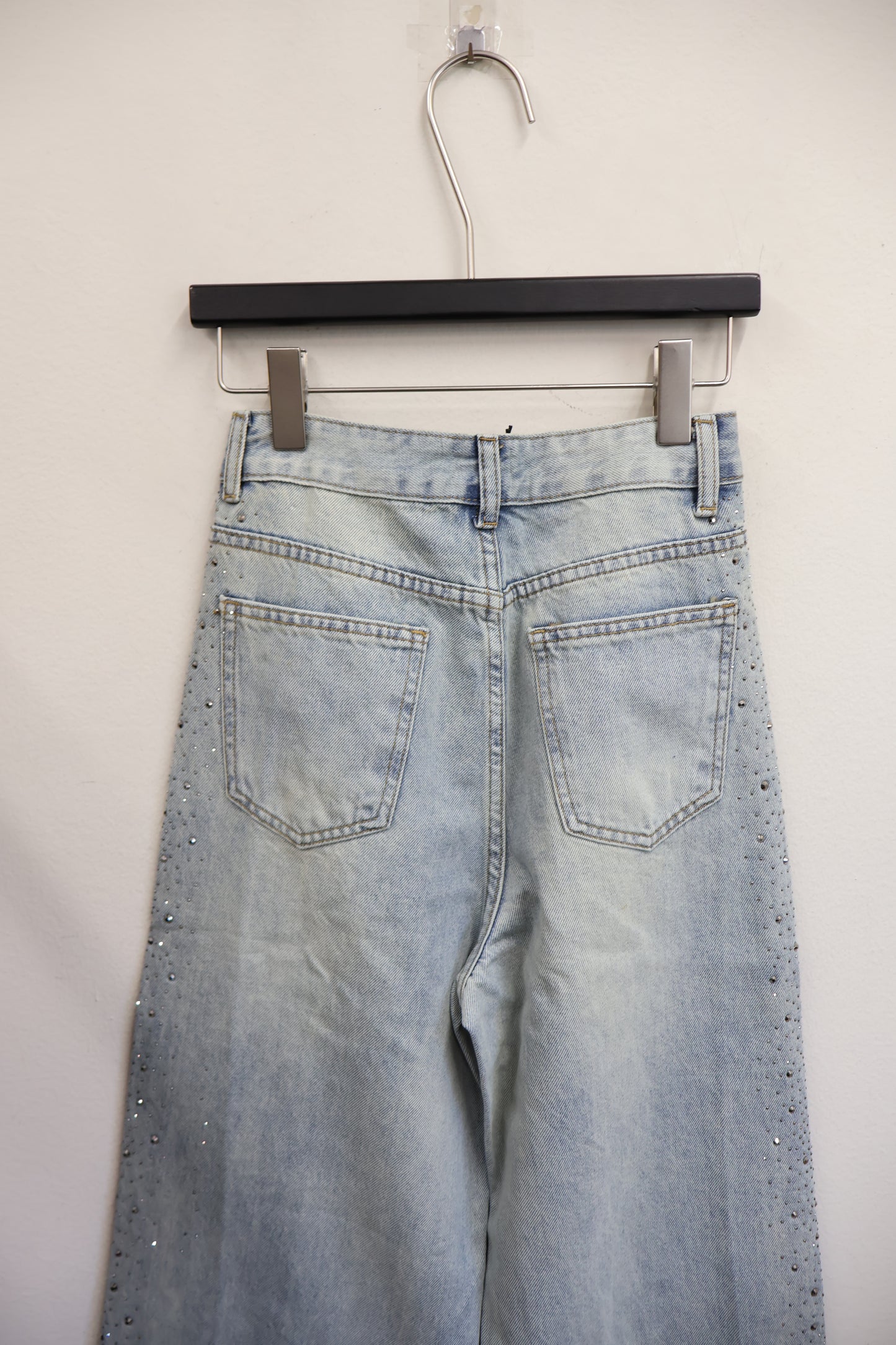 Petal Denim Pants A499