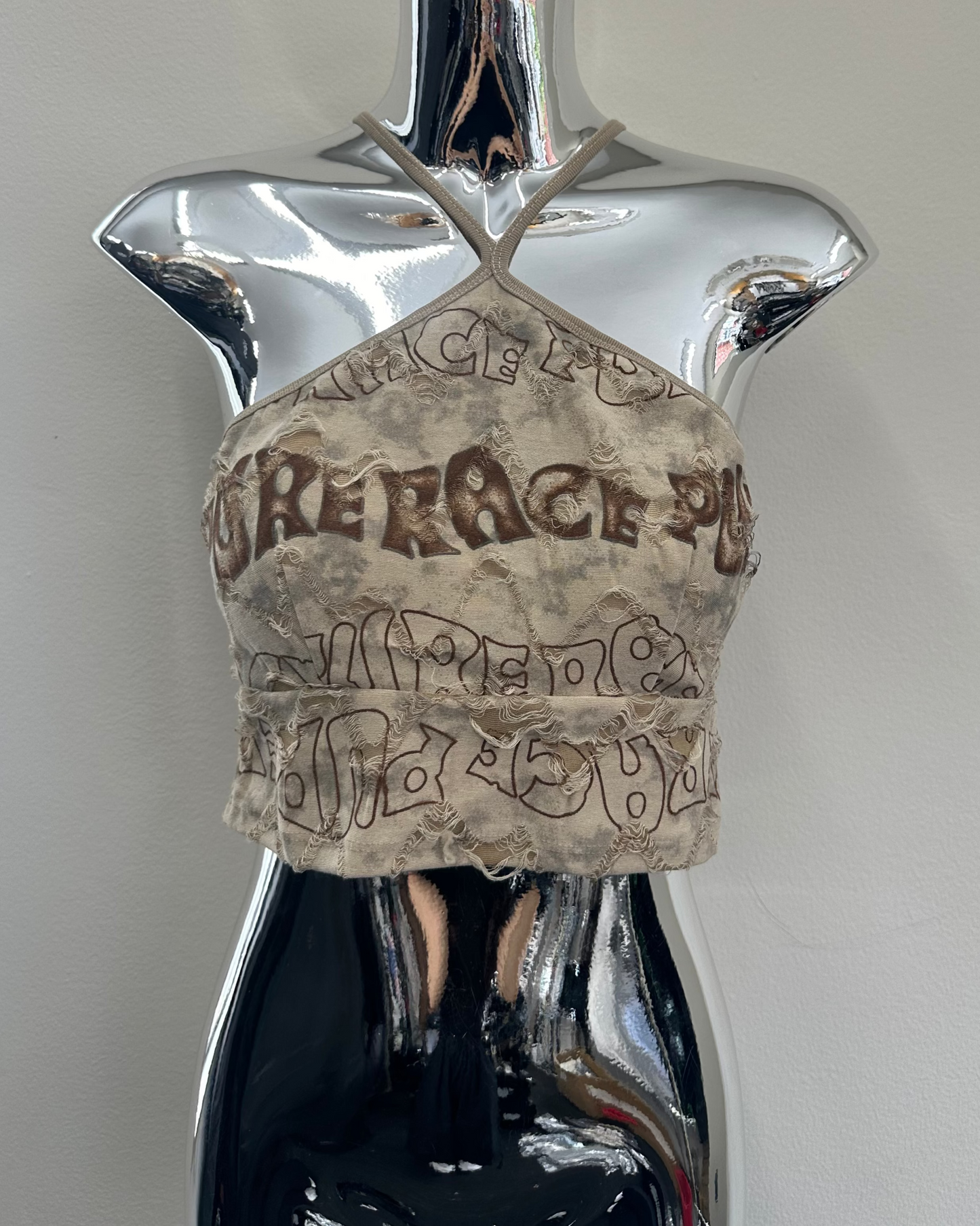 pattern tube top A106