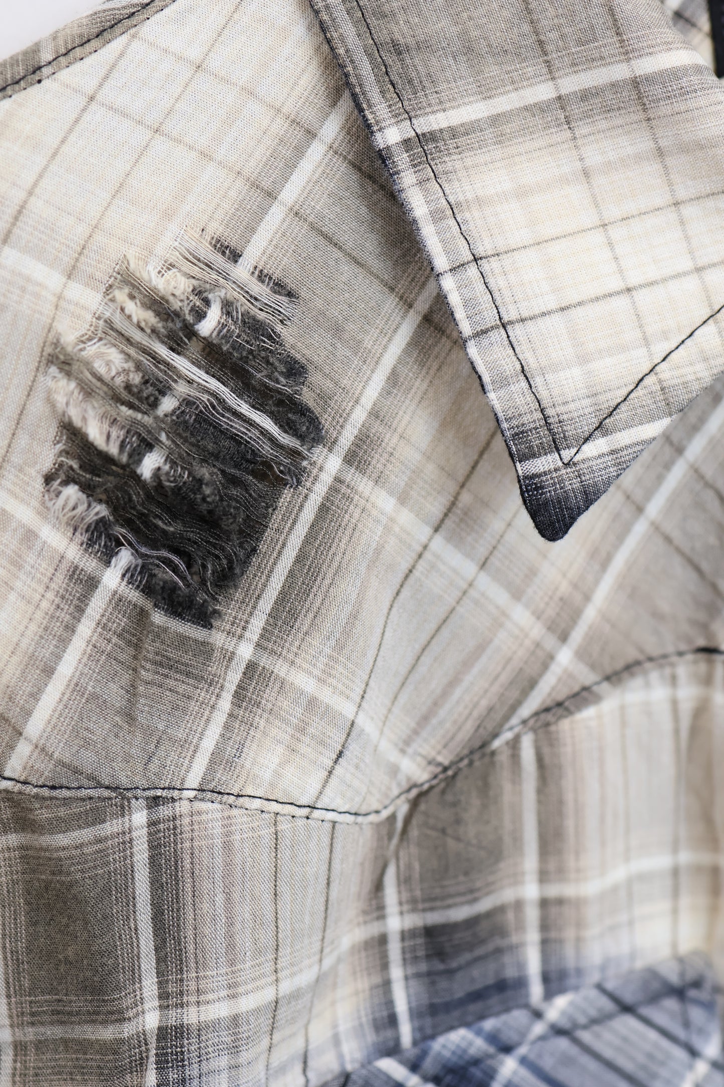 bicolor checkshirt A305