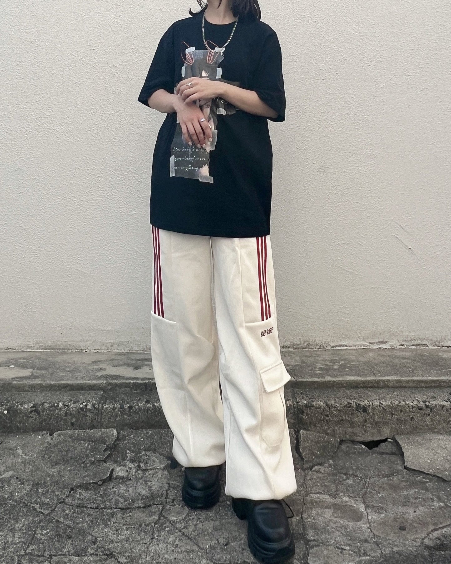 cross bunny tee A122