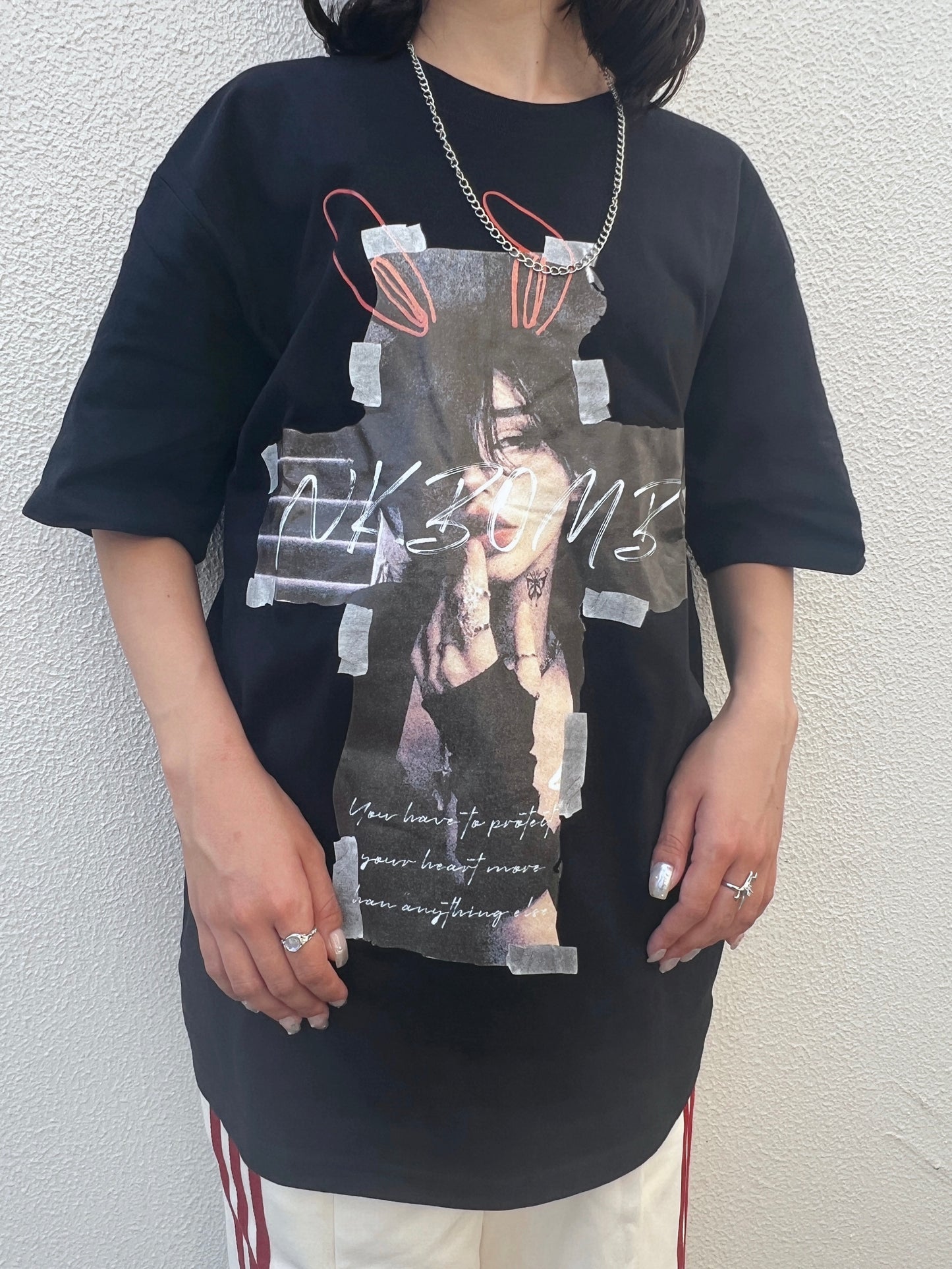 cross bunny tee A122