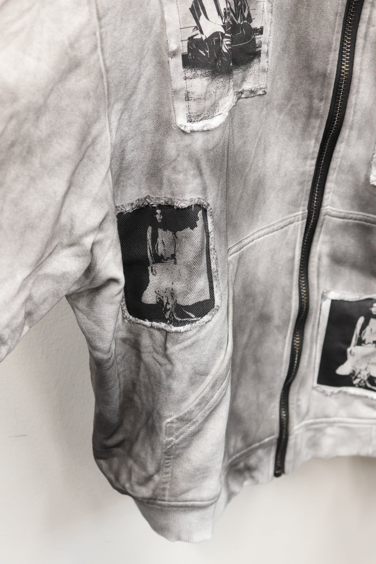 Acid Wash Patch Jacket A317