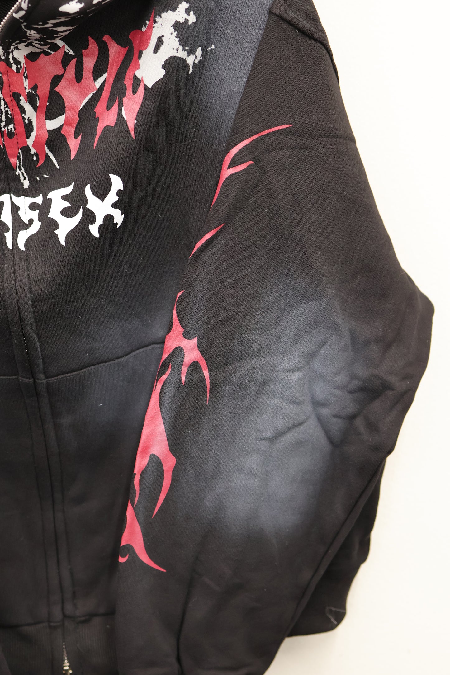 Flame Print Hoodie A314