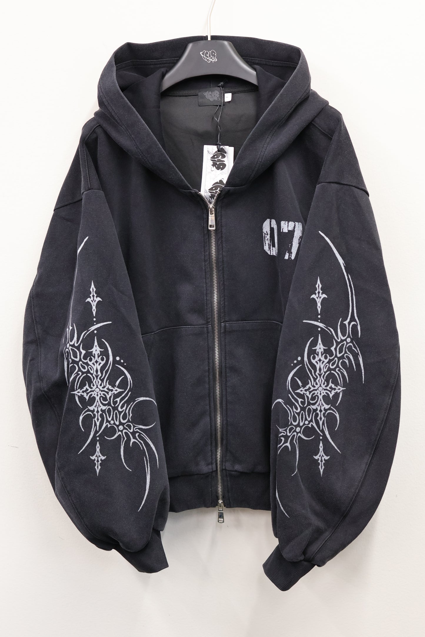 Acid Fade Zip Hoodie A313