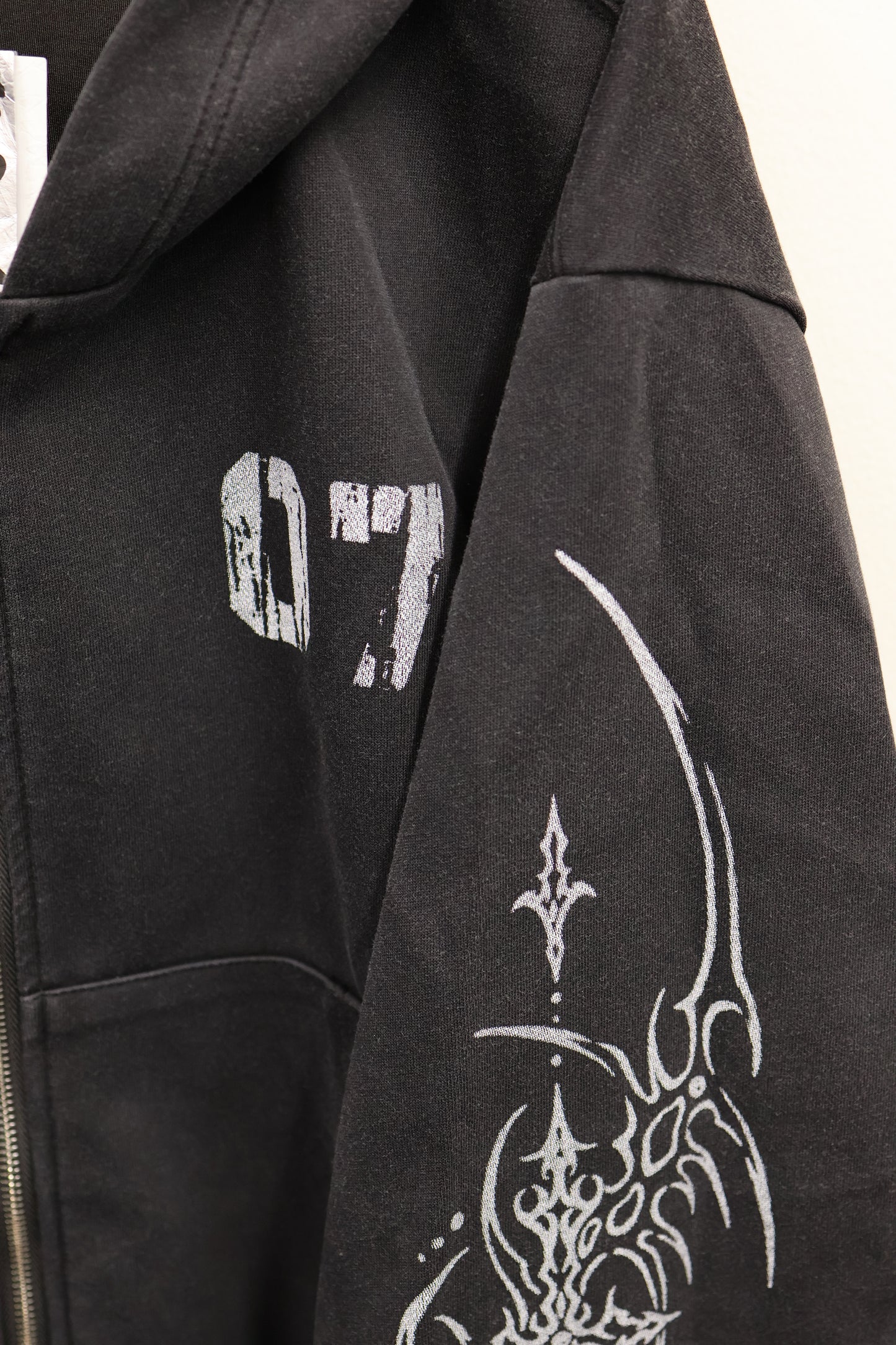 Acid Fade Zip Hoodie A313