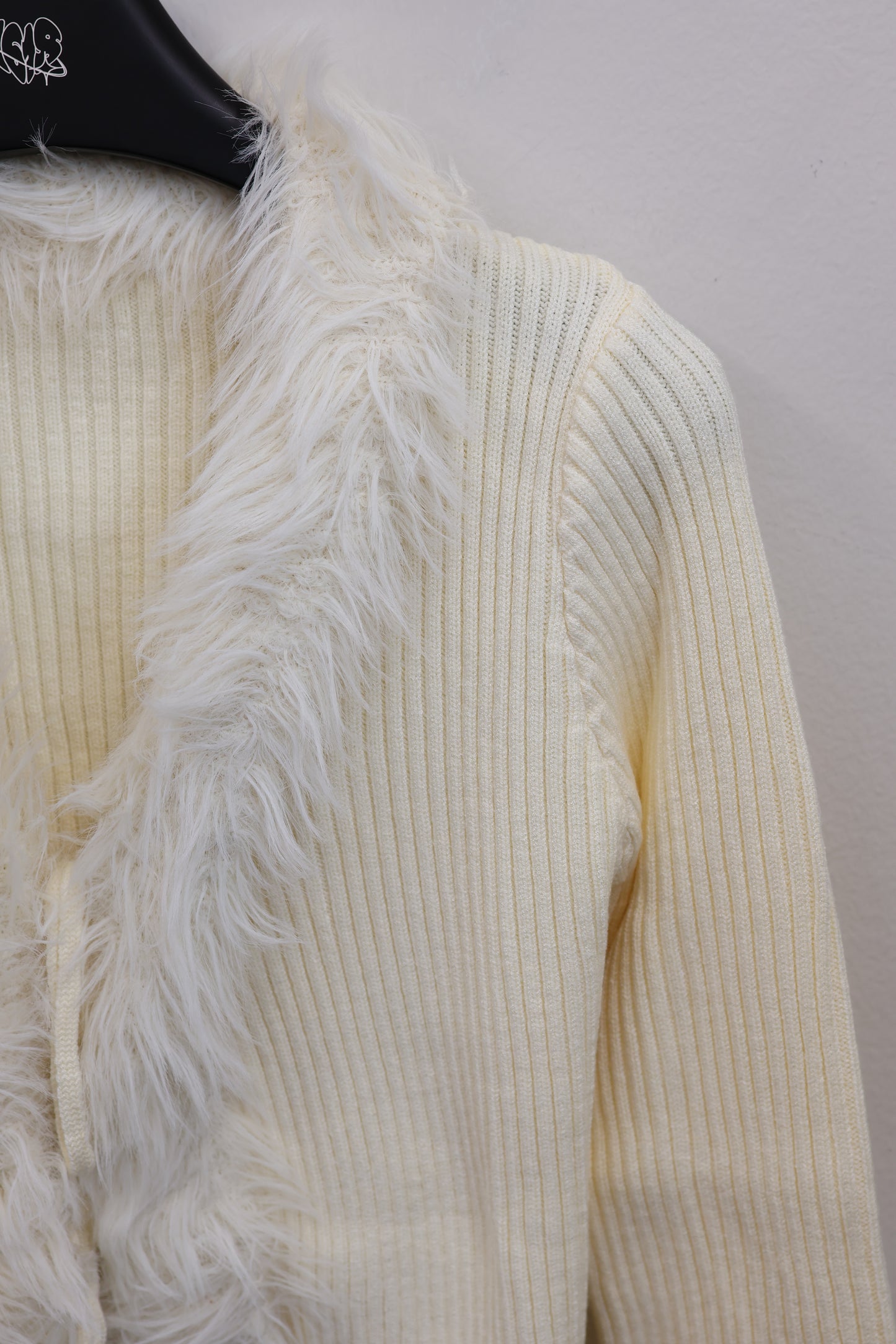 Fur Trim Cardigan A319