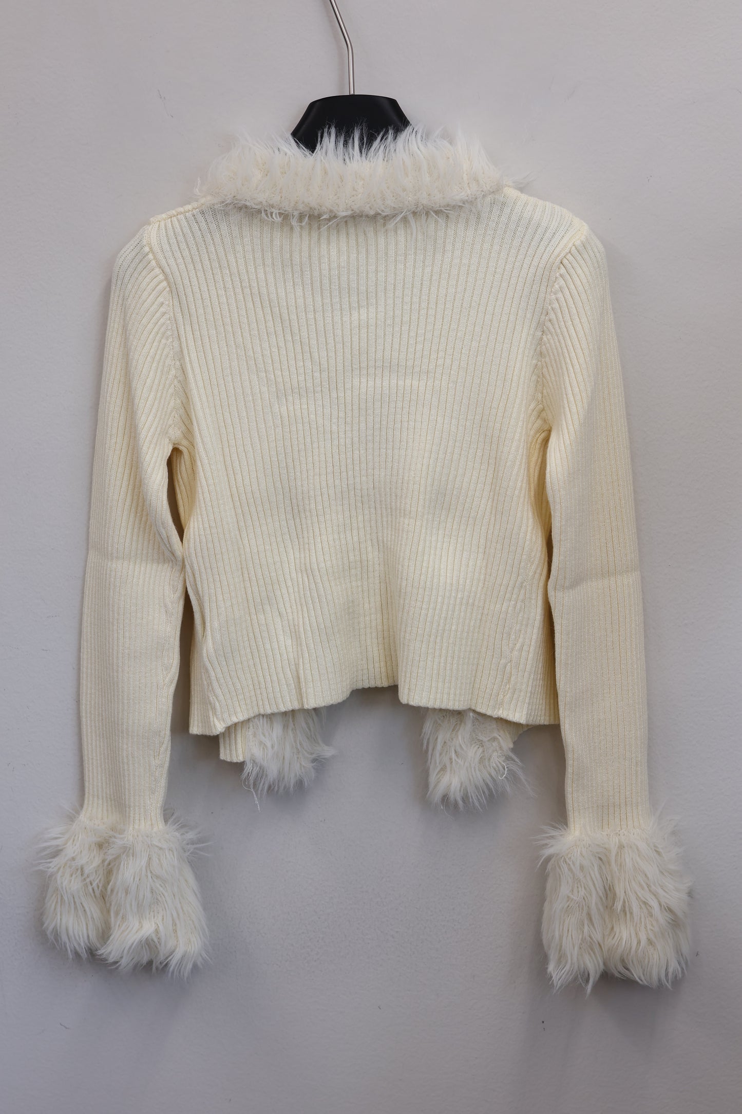Fur Trim Cardigan A319
