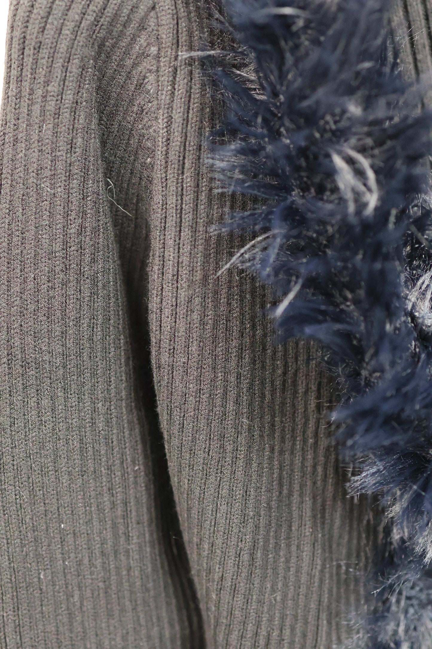 Fur Trim Cardigan A319