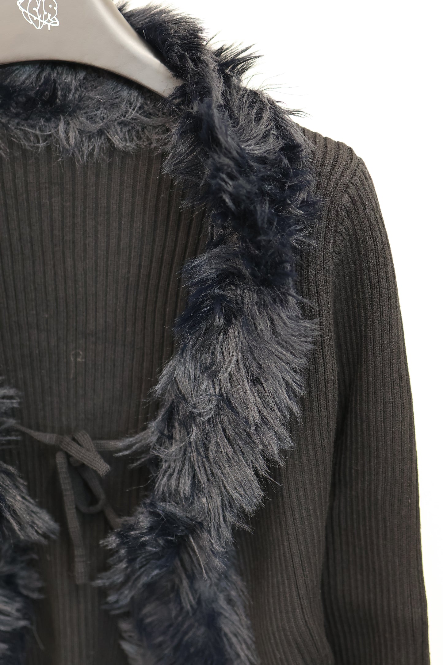 Fur Trim Cardigan A319