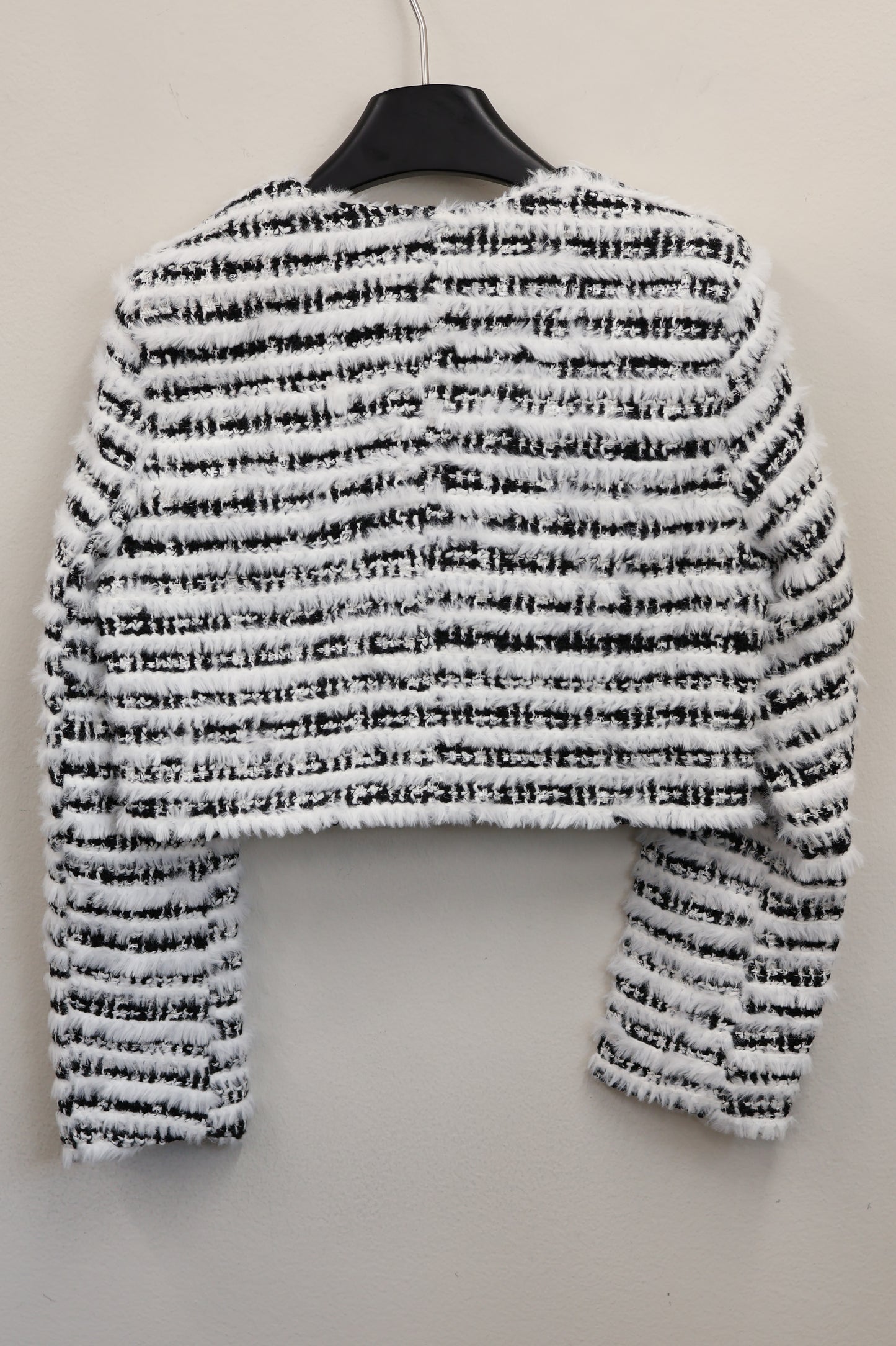 Fuzzy Stripe Jacket A321