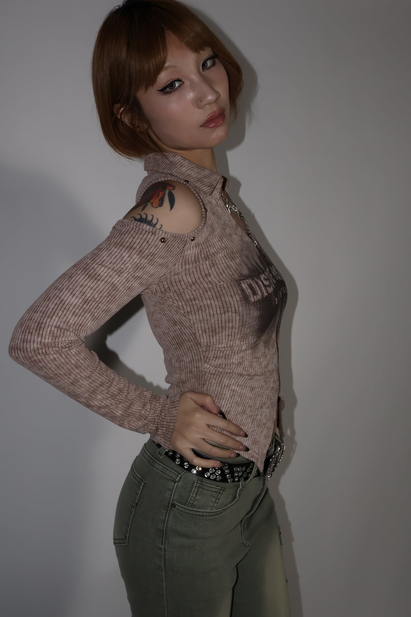 Grunge Print Shirt A286