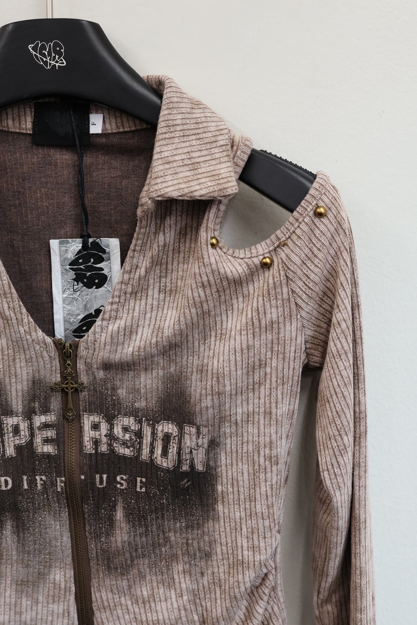 Grunge Print Shirt A286