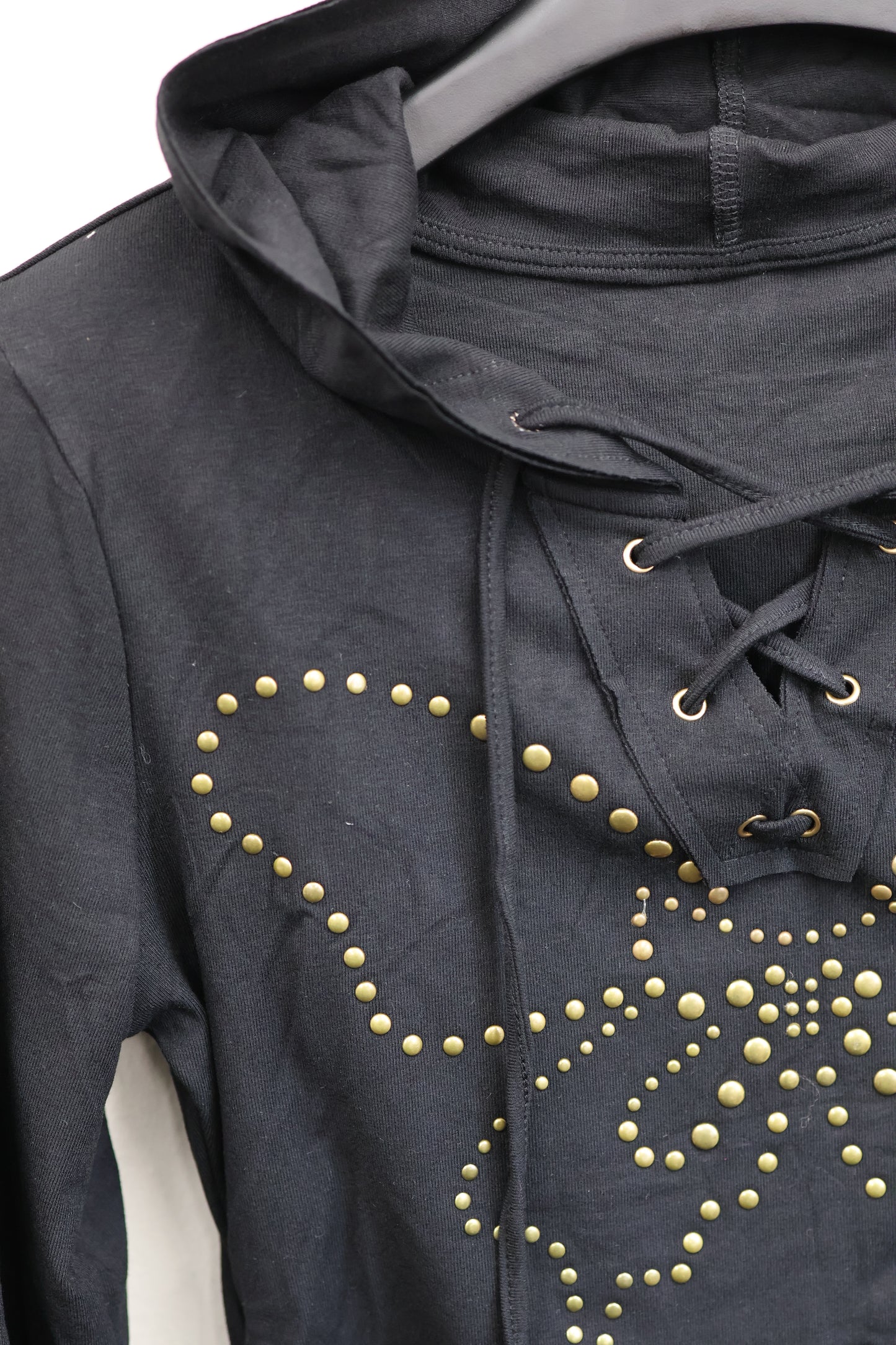 25-909 Stud Butterfly Hoodie A336