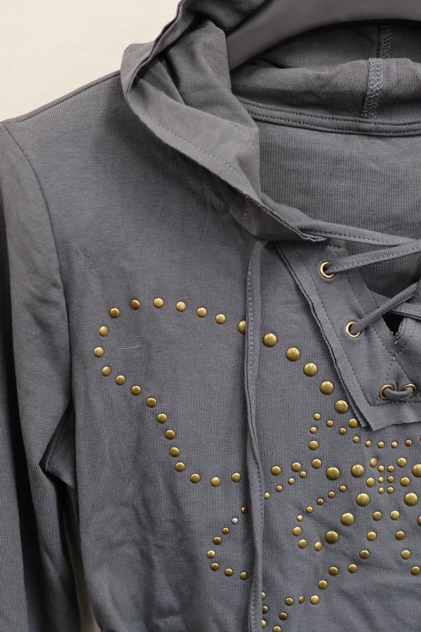 25-909 Stud Butterfly Hoodie A336