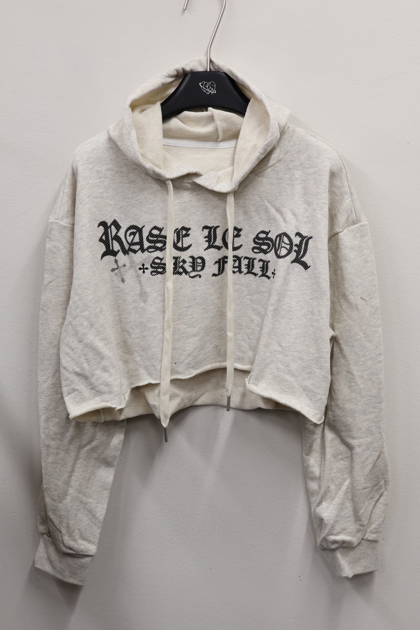 25-920 Logo Crop Hoodie  A349