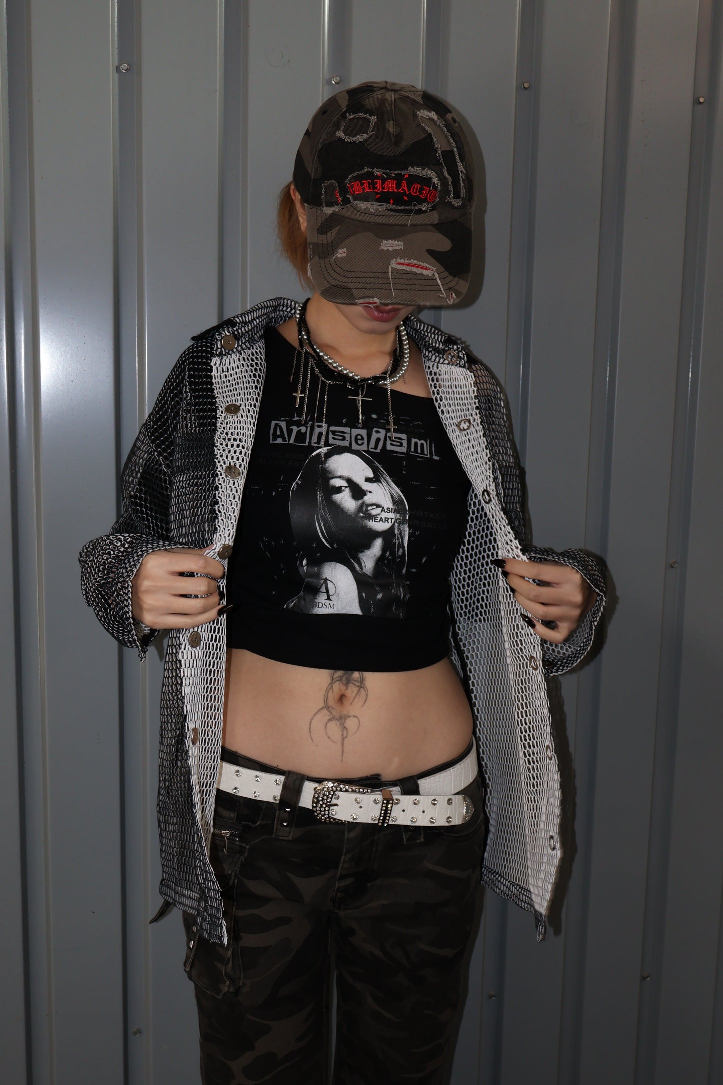 perforated shirts A307