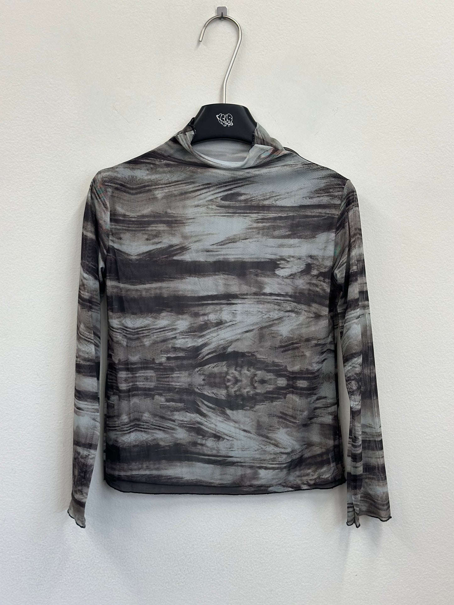 see-through design tops A91