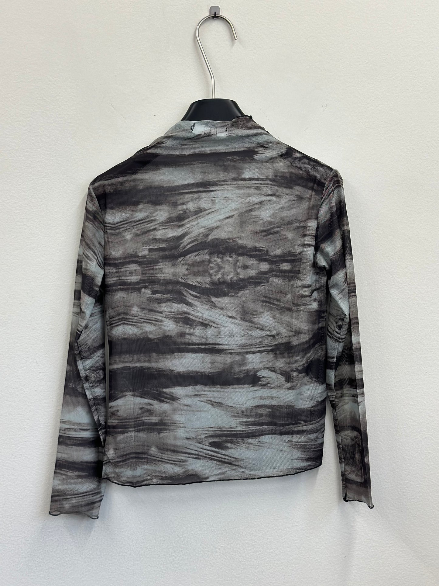 see-through design tops A91