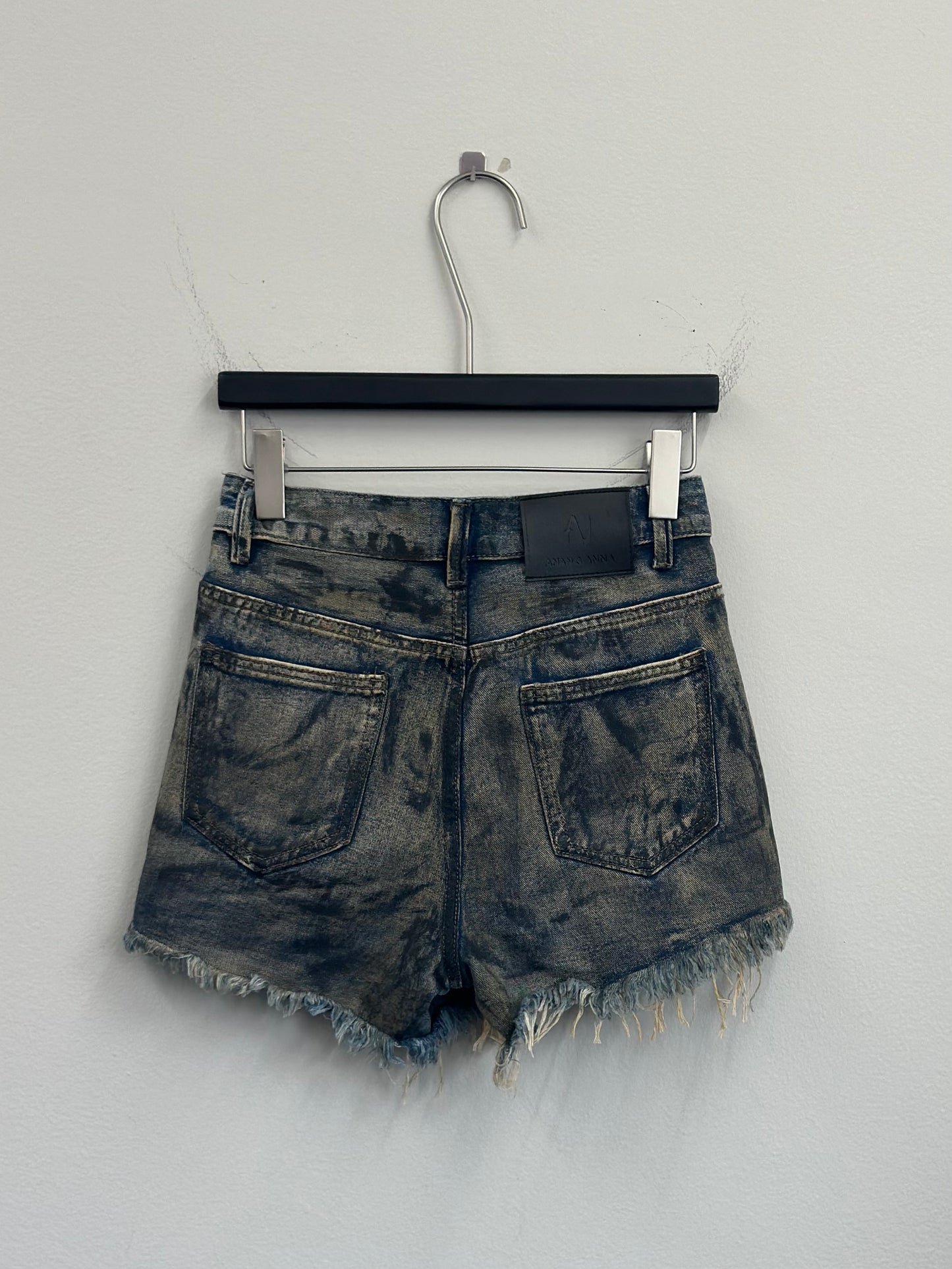 clash short denim A35